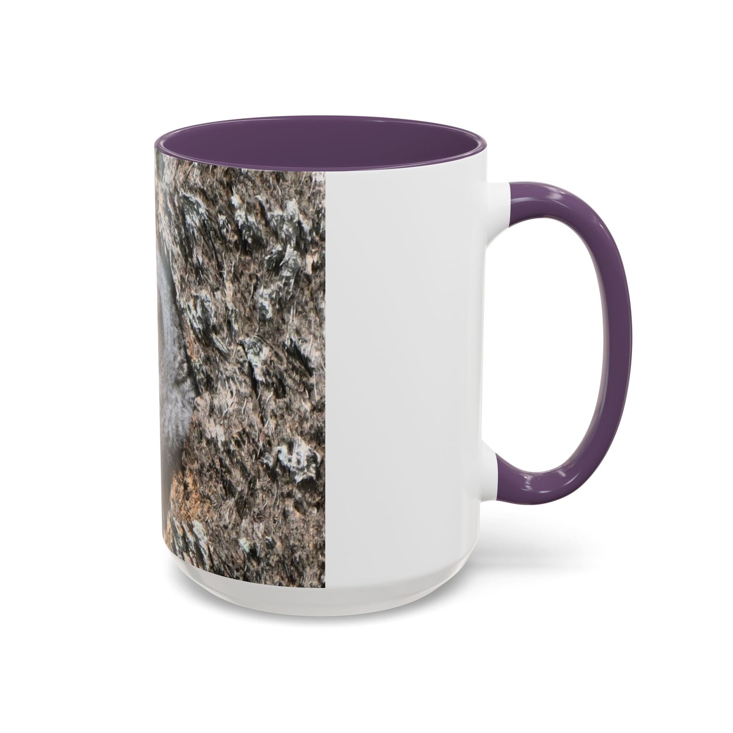 Accent Coffee Mug with Owl Design, Perfect Gift for Coffee Lovers, Home Office Decor, Nature Enthusiast Gift, Animal Lover Mug