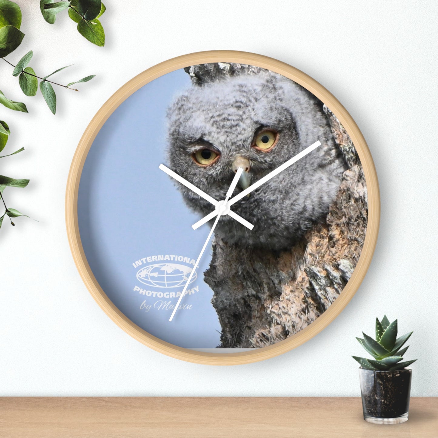 Whimsical Owl Wall Clock - Nature Lover Decor, Unique Home Gift, Bird Watcher Accessory, Kids Room Clock, Owl Enthusiast Present