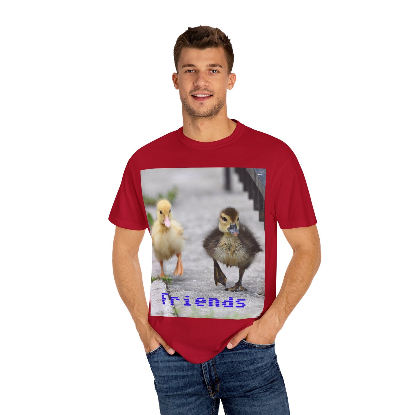 Friends Graphic T-Shirt, Cute Animal Tee, Unisex Casual Wear, Gift for Animal Lovers, Friendship Day Apparel