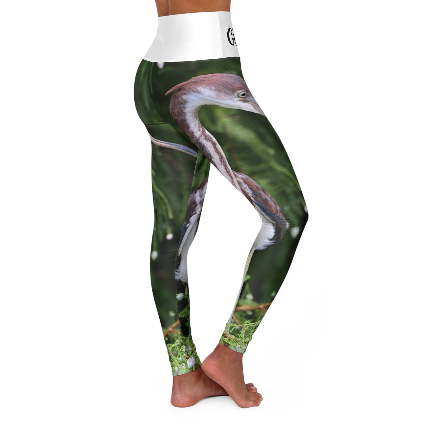 Empowering High Waisted Yoga Leggings, Trendy Workout Pants, Fitness Apparel, Casual Leggings, Gift for Fitness Lovers