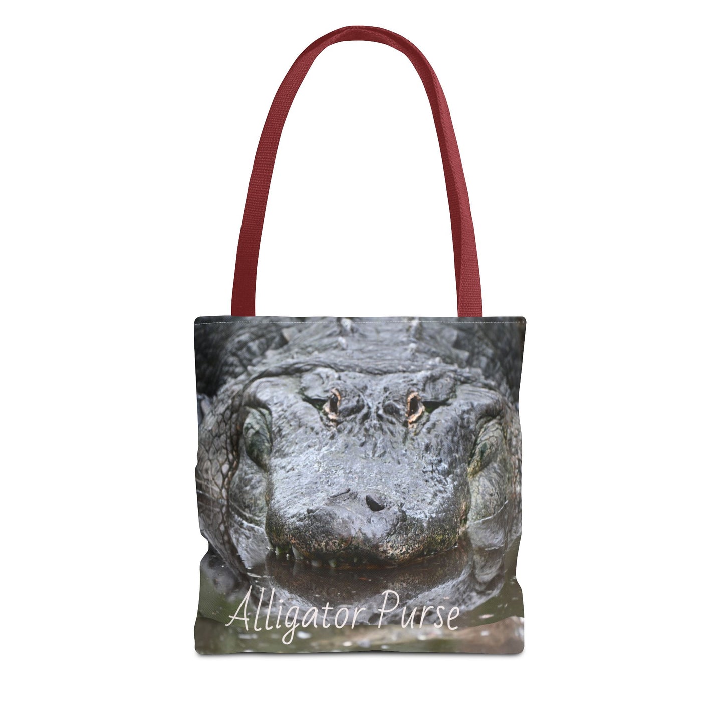 Alligator Print Tote Bag, Wildlife Lover Gift, Eco-Friendly Bag, Beach Tote, Animal Lovers' Accessory, Unique Alligator Purse