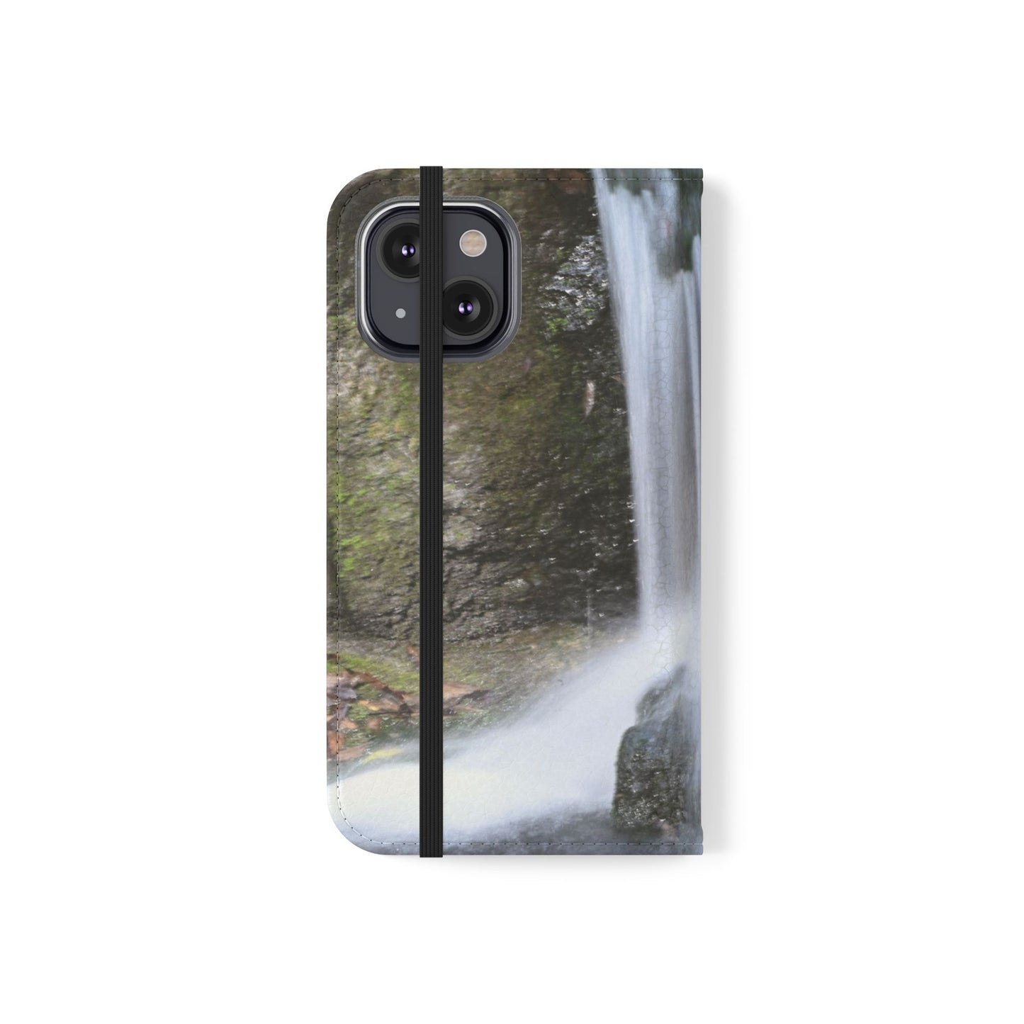 Scenic Waterfall Flip Case, Nature Phone Wallet, Eco-Friendly Phone Accessory, Gift for Nature Lovers, Travel Must-Have