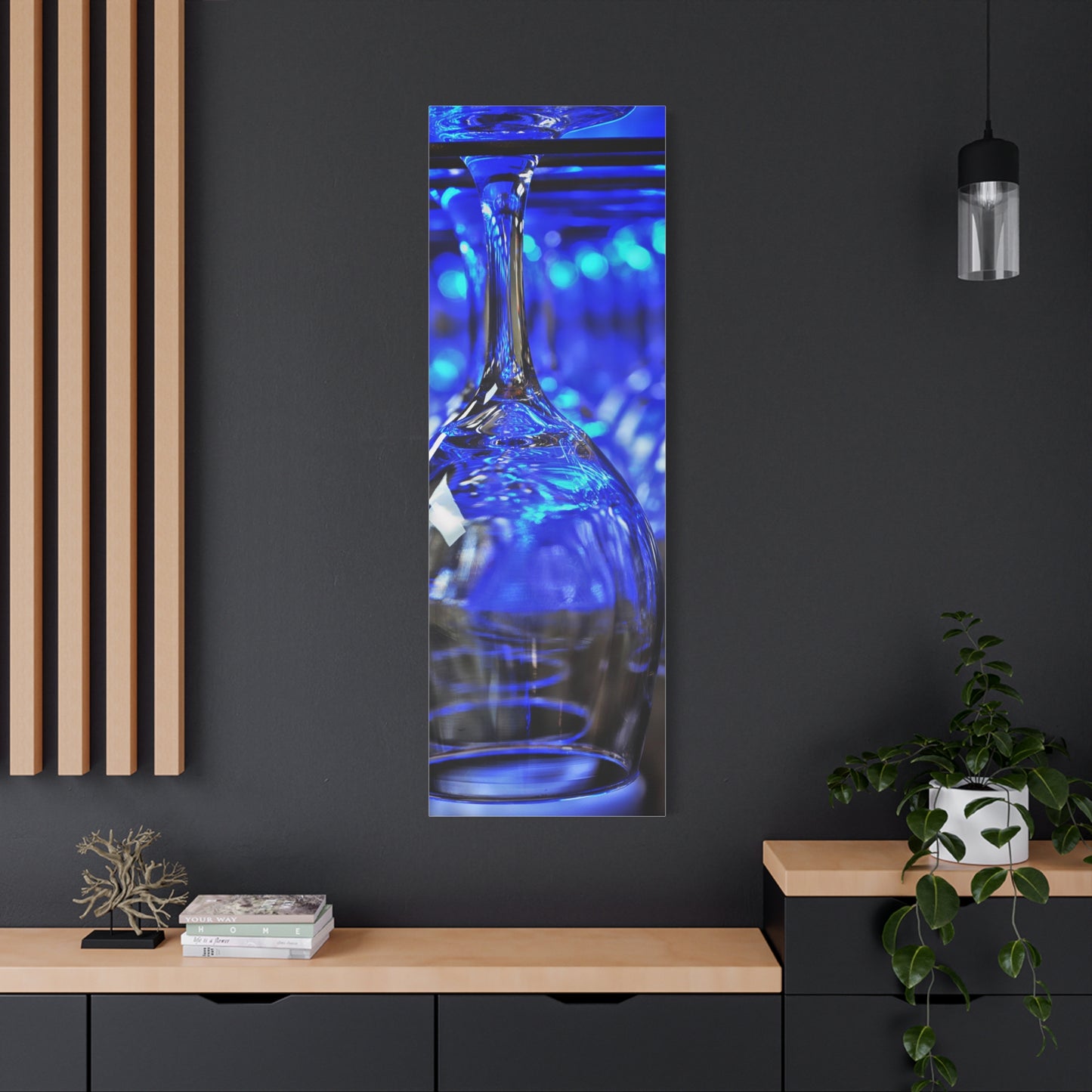Blue Reflection Canvas Art Print