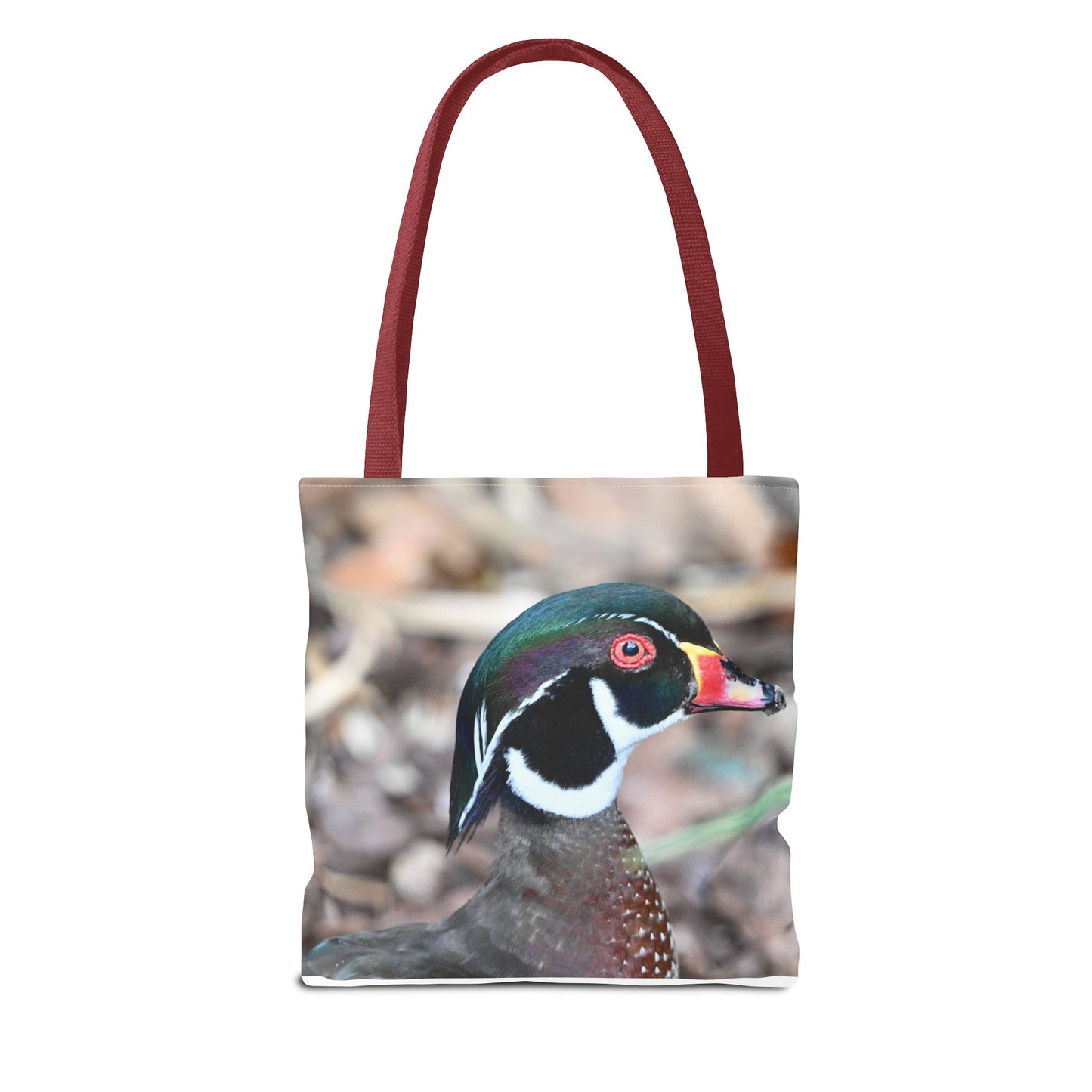 Wood Duck Tote Bag, Nature Lover Eco-Friendly Tote, Gift for Bird Enthusiasts, Stylish Reusable Shopping Bag, Photography Art Bag
