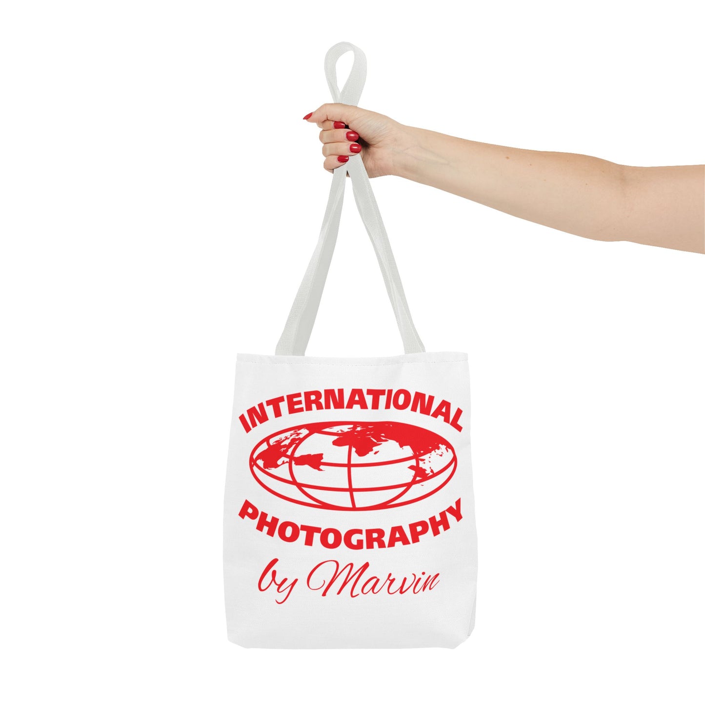 Photography Tote Bag with QR Code, Eco-Friendly Shopping Tote, Art Design Bag, Gift for Photographers, Customizable Travel Bag