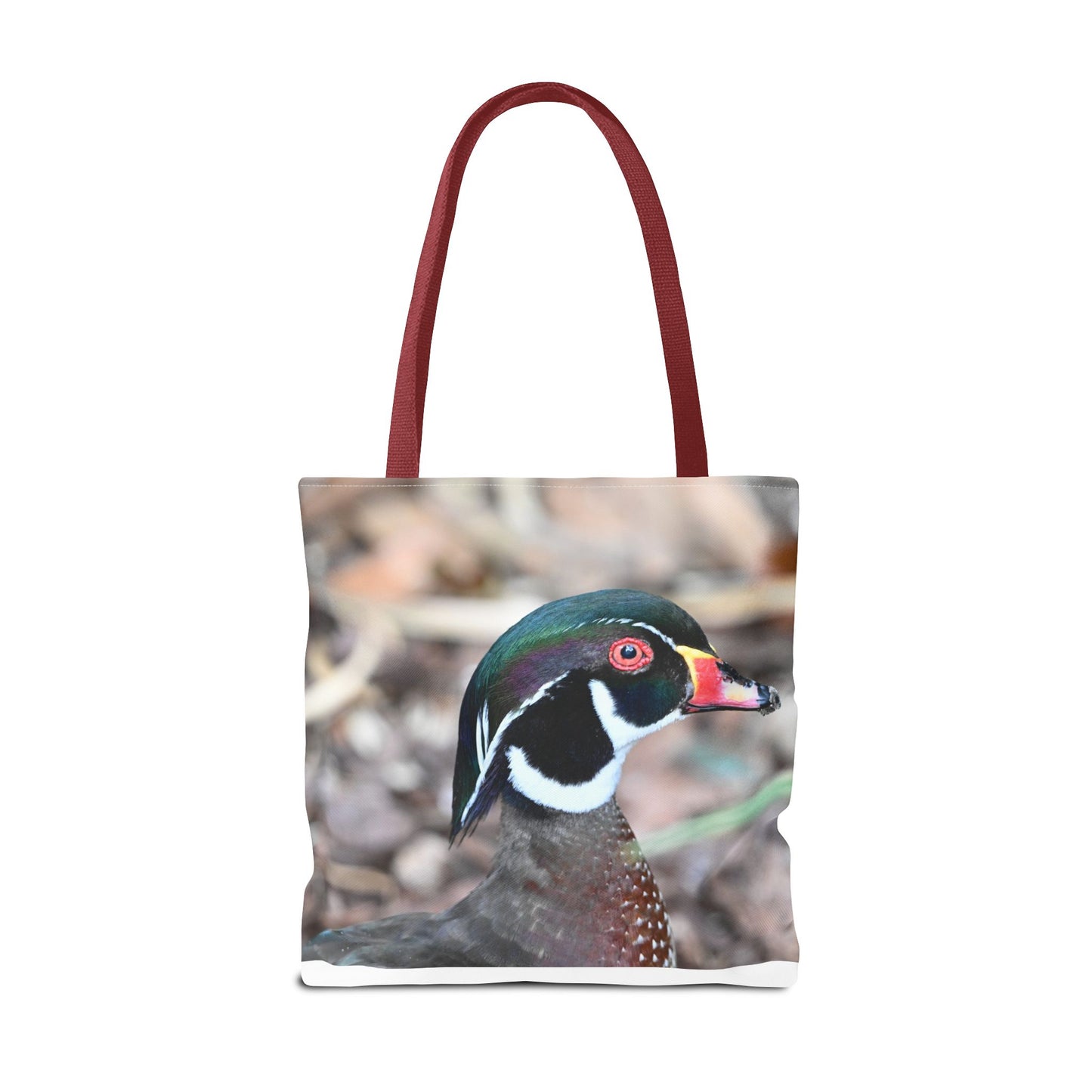 Wood Duck Tote Bag, Nature Lover Eco-Friendly Tote, Gift for Bird Enthusiasts, Stylish Reusable Shopping Bag, Photography Art Bag