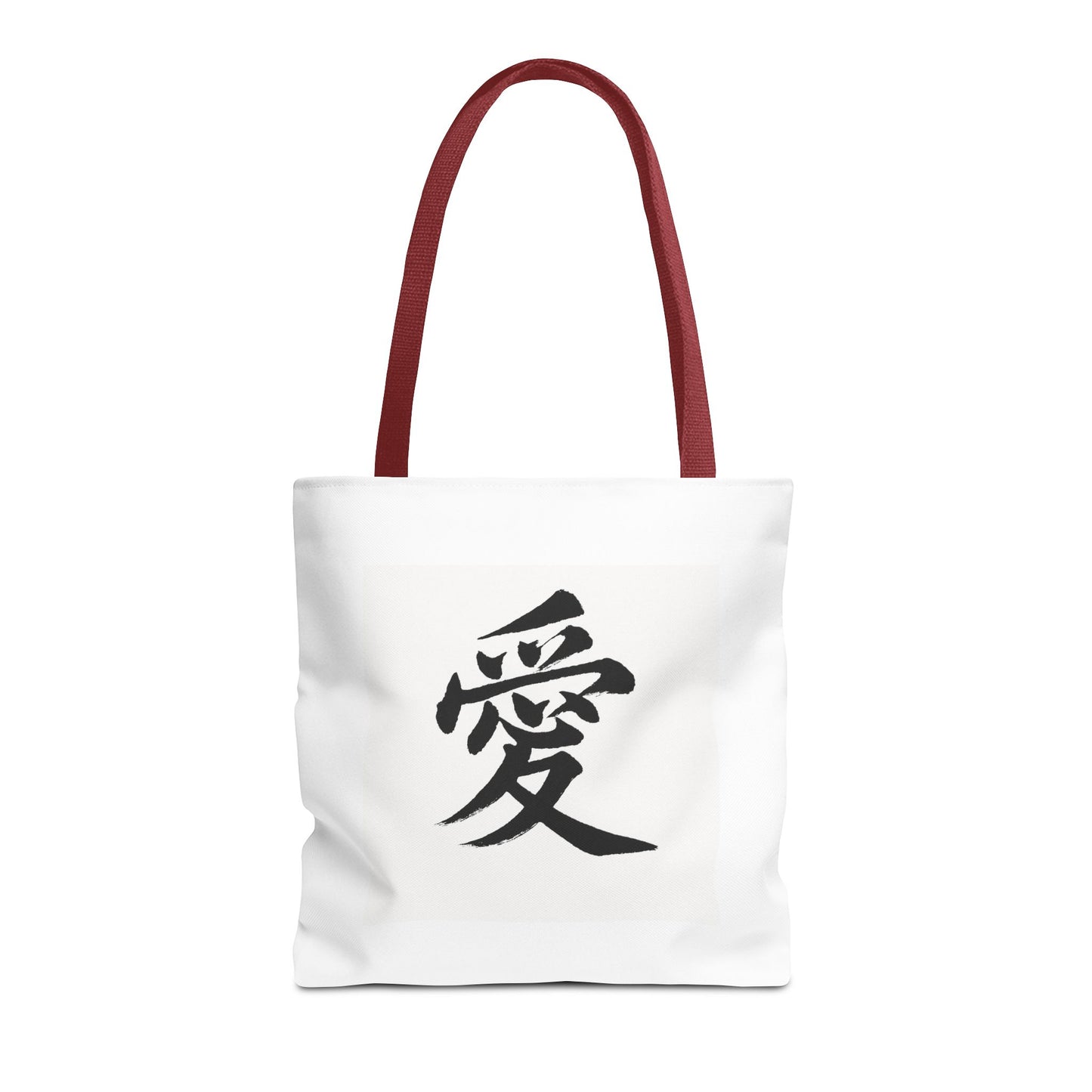 Anime Tote Bag with Love Symbol, Eco-Friendly Bag, Gift for Her, Stylish Shopping Bag, Unique Art Bag, Personalized Accessory