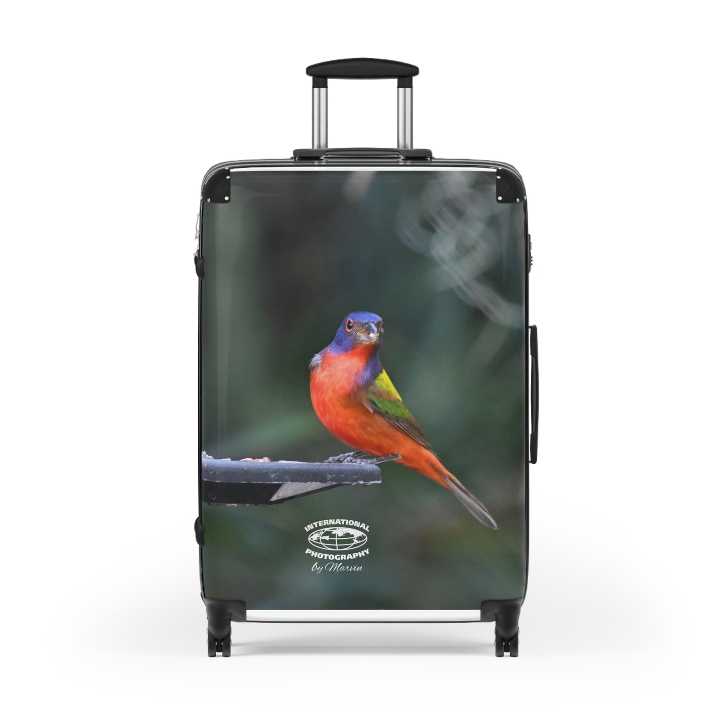 Vibrant Bird Print Suitcase - Travel Luggage for Nature Lovers, Adventure Gear, Stylish Carry-On, Gift for Travelers, Vacation Essentials