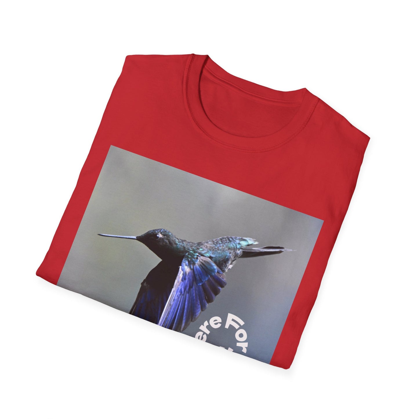 Hummingbird Photo Tee — "For the Tiny Moments" Nature T-Shirt