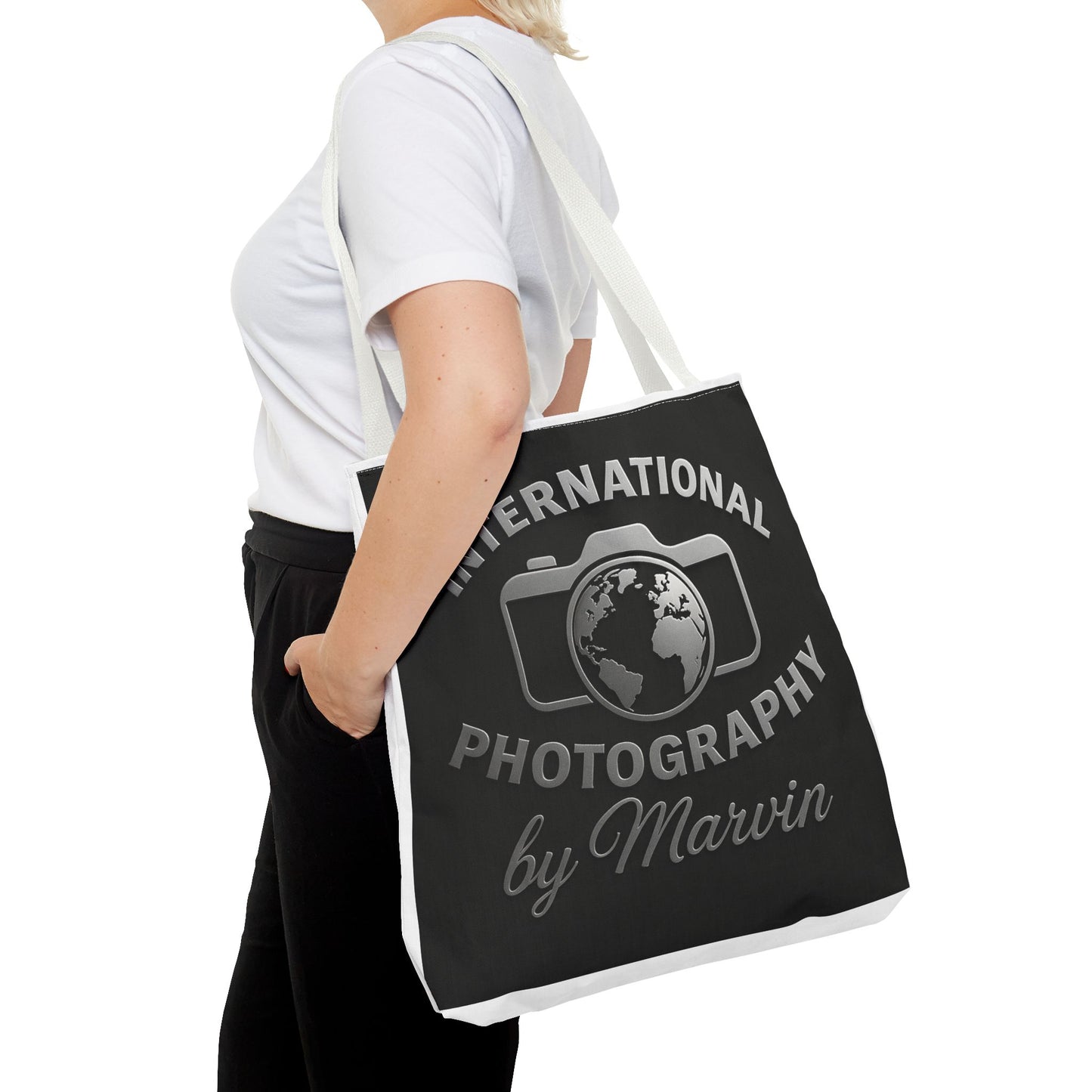 International Photography Tote Bag, Unique Shopper, Eco-Friendly Gift, Stylish Camera Lover Bag, Photography Enthusiast Accessory
