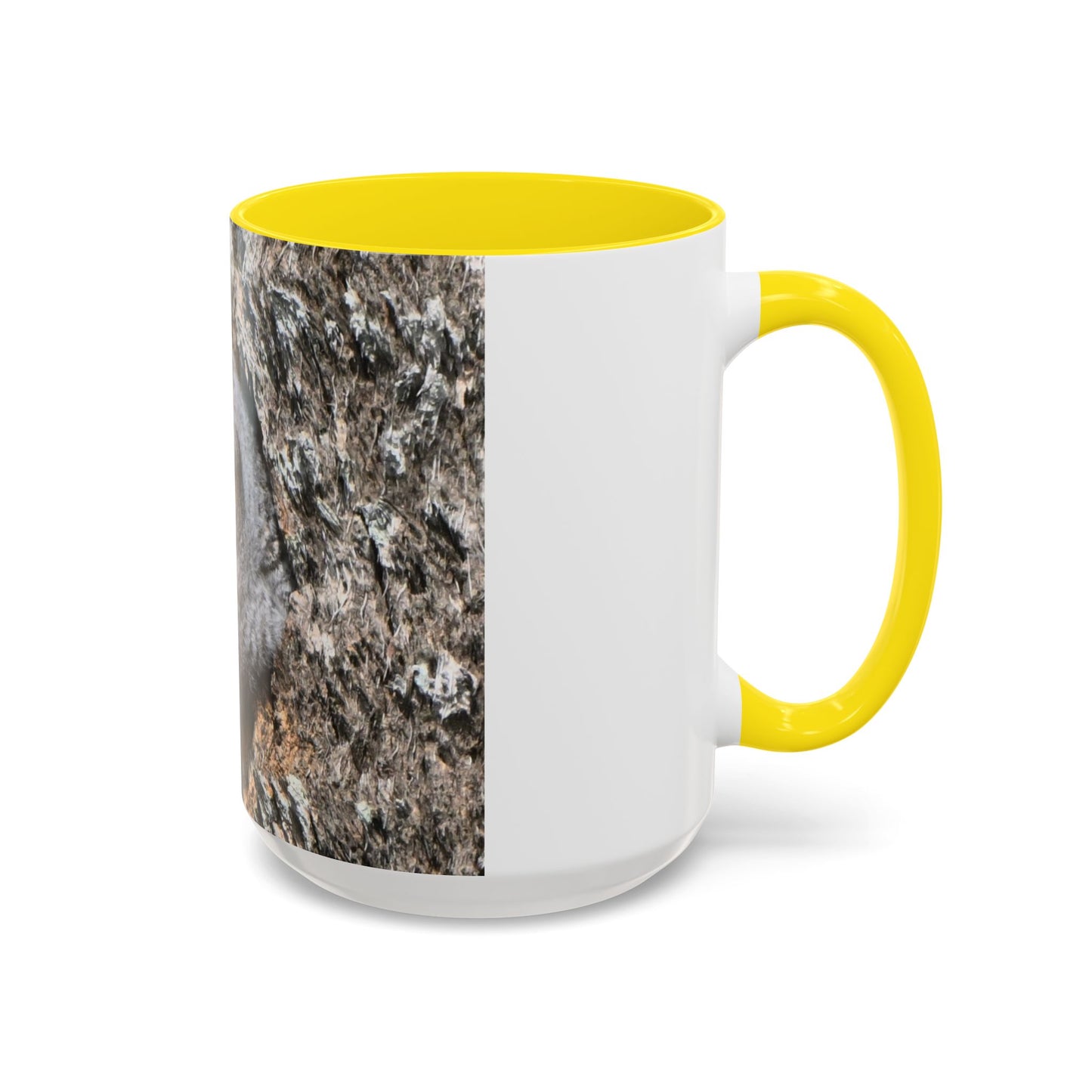 Accent Coffee Mug with Owl Design, Perfect Gift for Coffee Lovers, Home Office Decor, Nature Enthusiast Gift, Animal Lover Mug