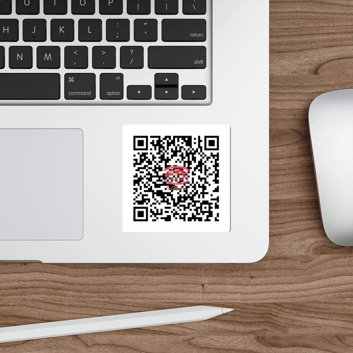 Custom QR Code Die-Cut Stickers, Laptop Decals, Personalized Stickers, Unique Gifts, Office Supplies, Fun Decor