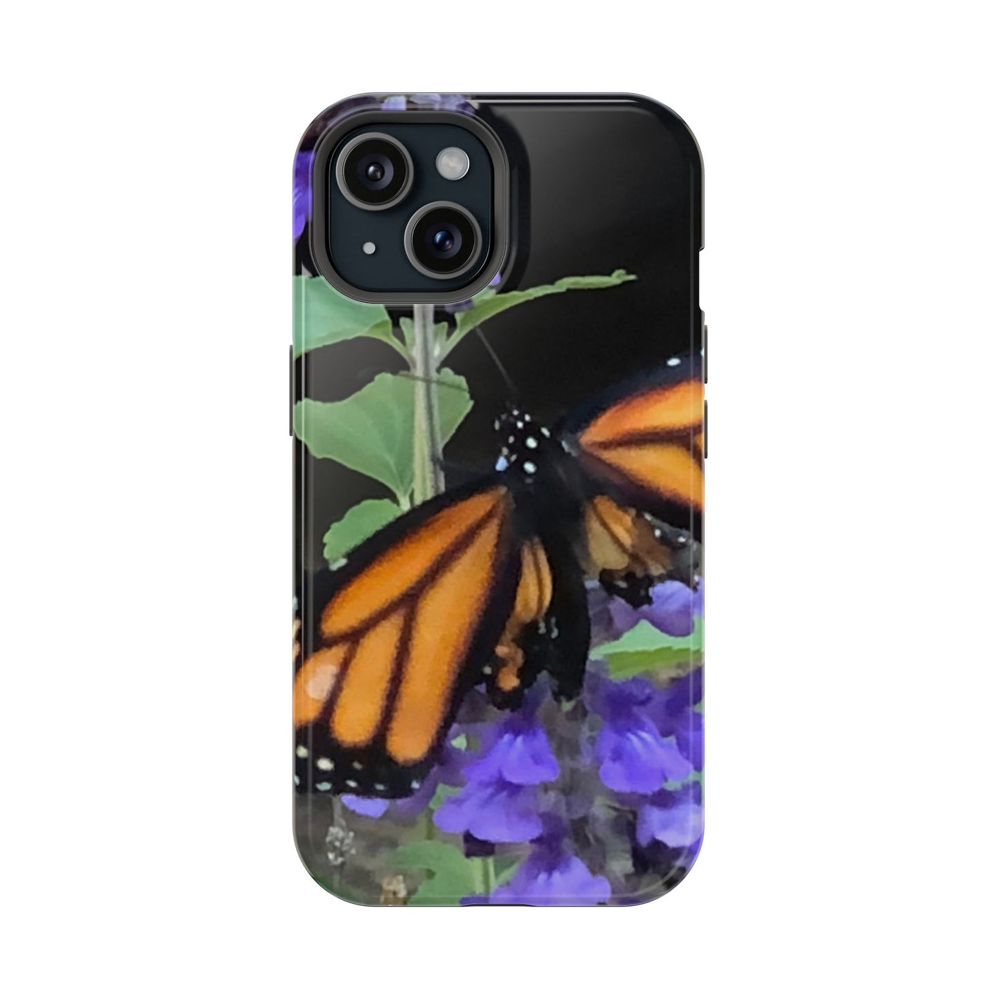 Butterfly Floral Magnetic Tough Cases, Nature Phone Cases, Gift for Nature Lovers, Eco-Friendly Cell Phone Case, Unique Smartphone Accessory