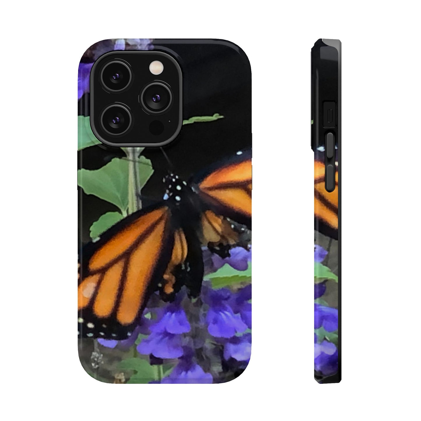 Butterfly Floral Magnetic Tough Cases, Nature Phone Cases, Gift for Nature Lovers, Eco-Friendly Cell Phone Case, Unique Smartphone Accessory