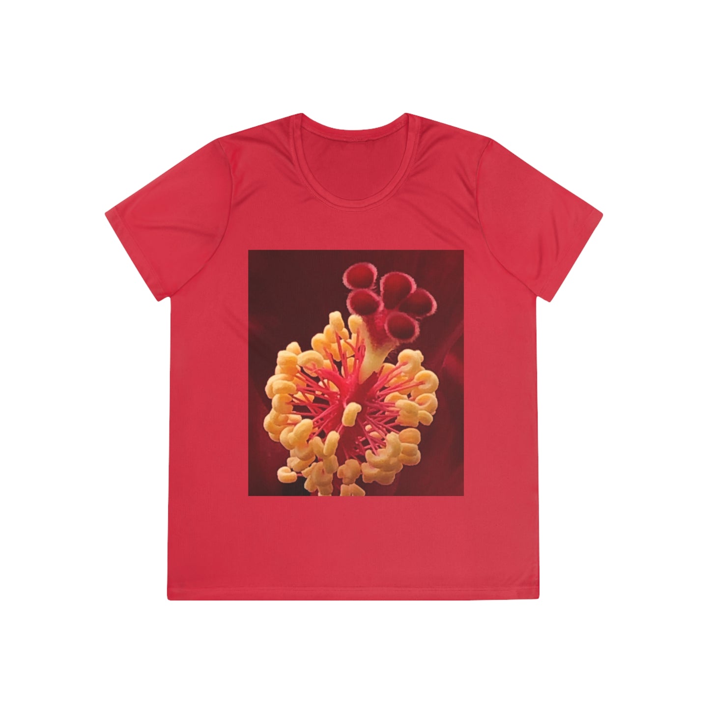 Vibrant Floral Competitor Tee, Nature-Inspired Shirt, Women’s Graphic Tee, Artistic Floral Top, Casual Spring Fashion