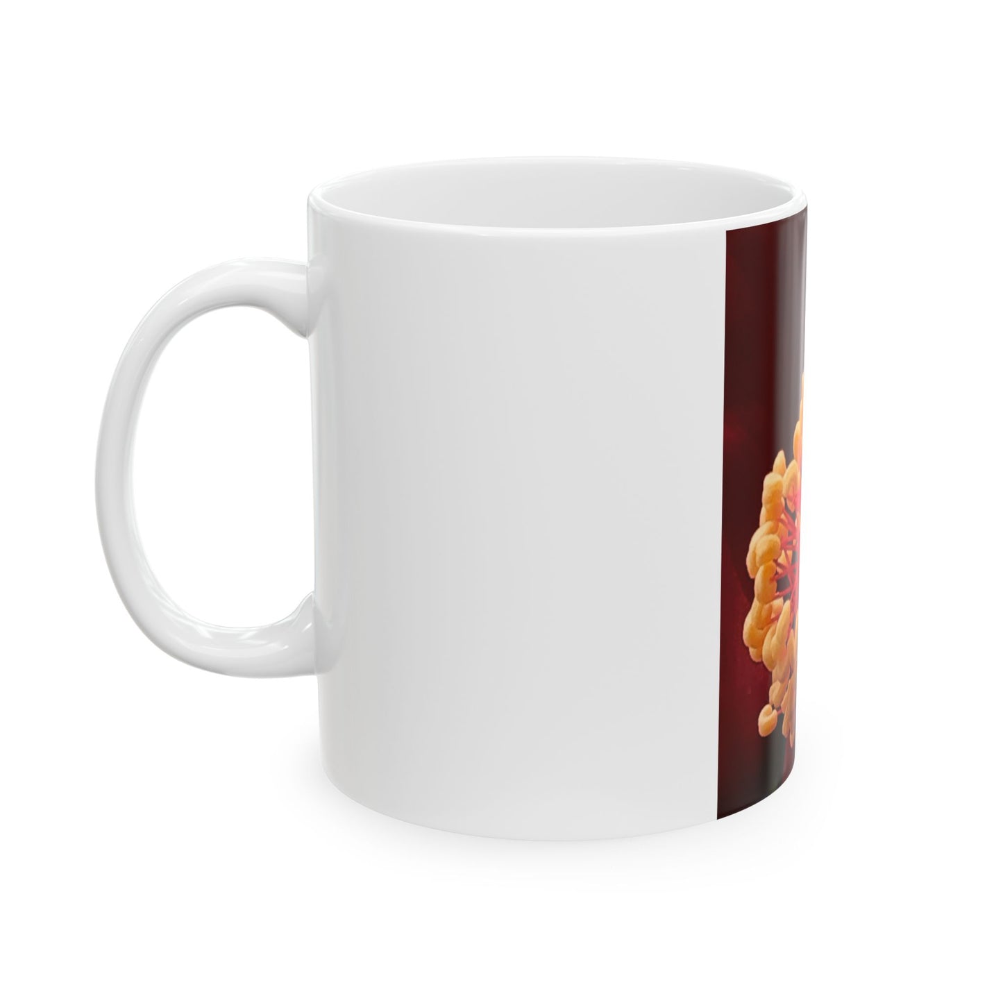 Vibrant Floral Ceramic Mug - Perfect for Tea Lovers, Gift for Her, Home Decor, Spring Time, Mother's Day, Coffee Enthusiast