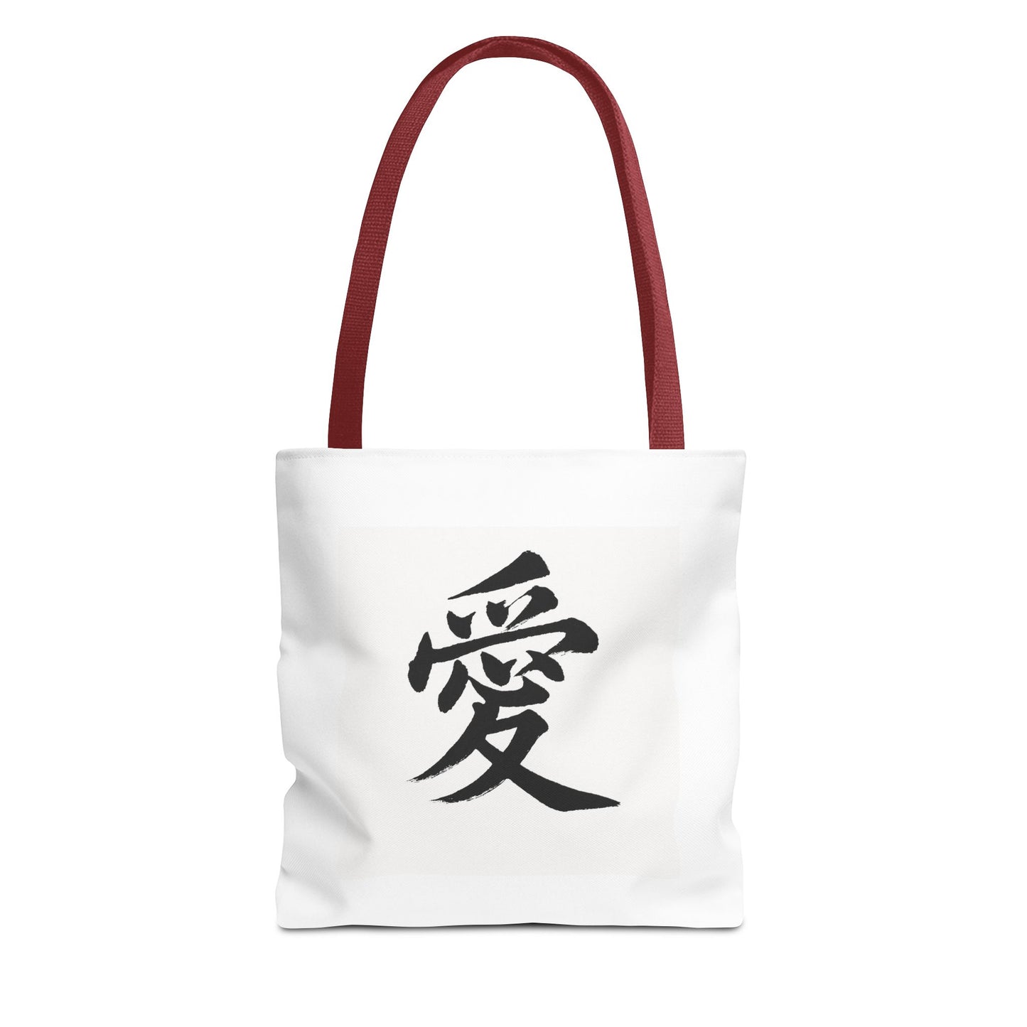 Anime Tote Bag with Love Symbol, Eco-Friendly Bag, Gift for Her, Stylish Shopping Bag, Unique Art Bag, Personalized Accessory
