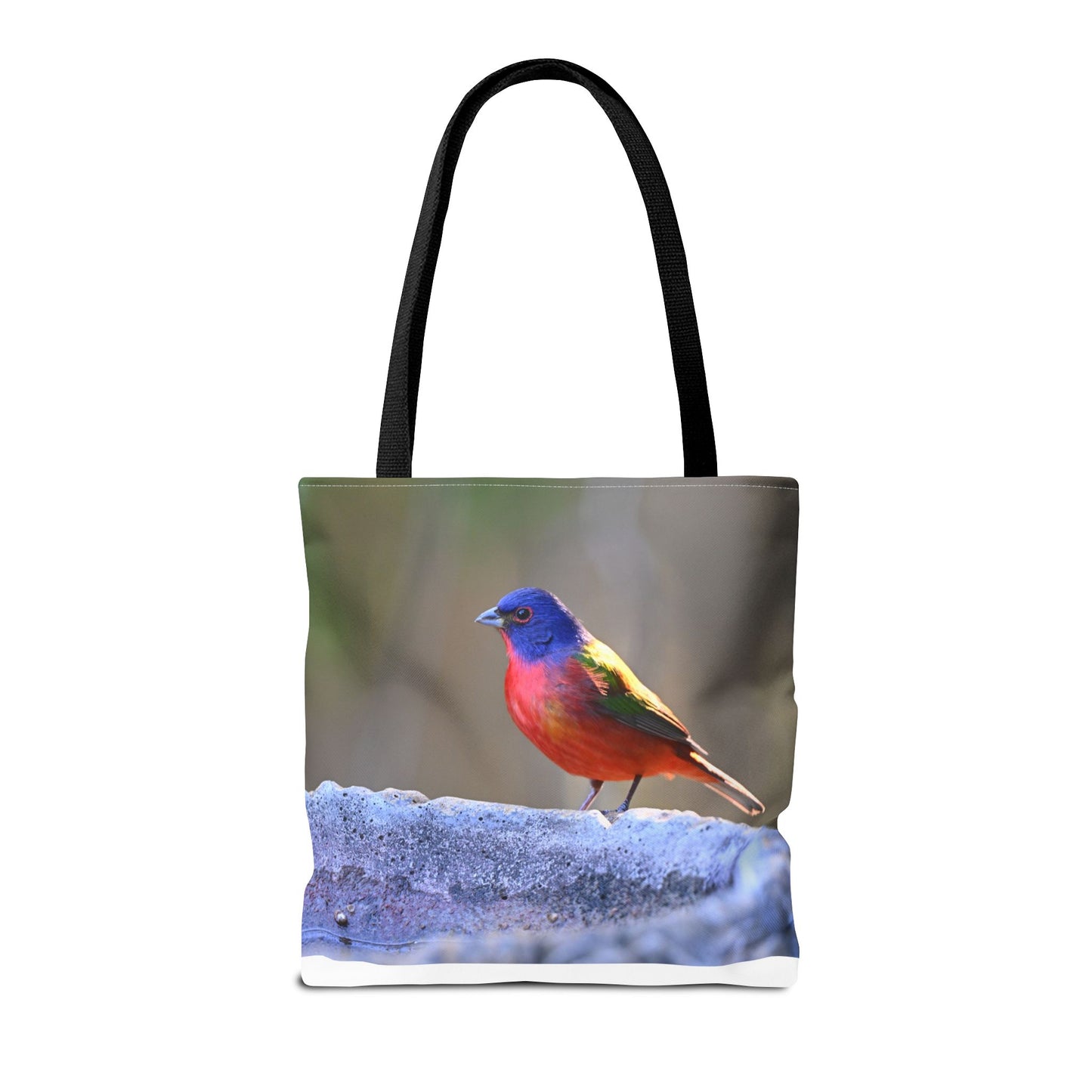 Colorful Bird Be Bold Tote Bag, Eco-Friendly Art Tote, Nature Lover Gift, Inspirational Quote Bag, Everyday Carry-All