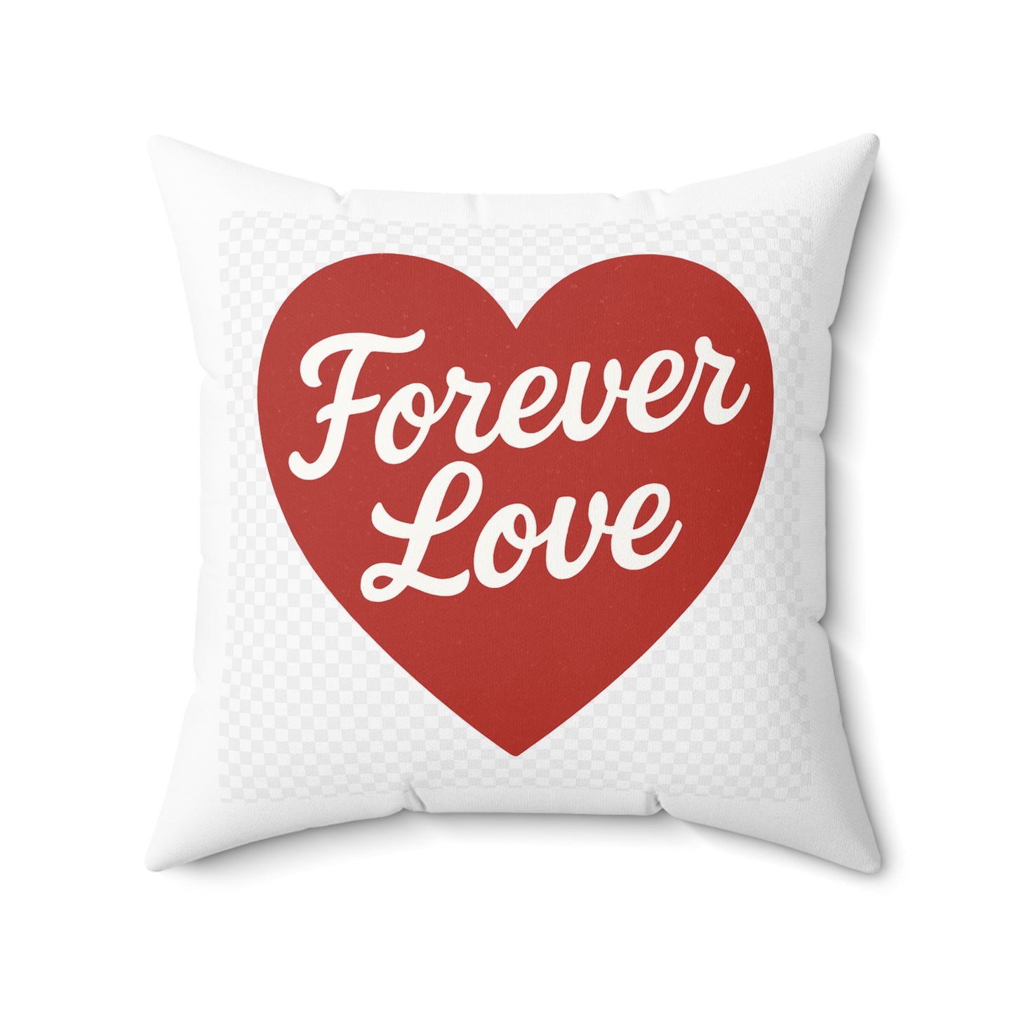Romantic Love Pillow with Heart Design, Cozy Home Decor, Gift for Anniversary, Valentine’s Day, Wedding, Engagement, Forever Love