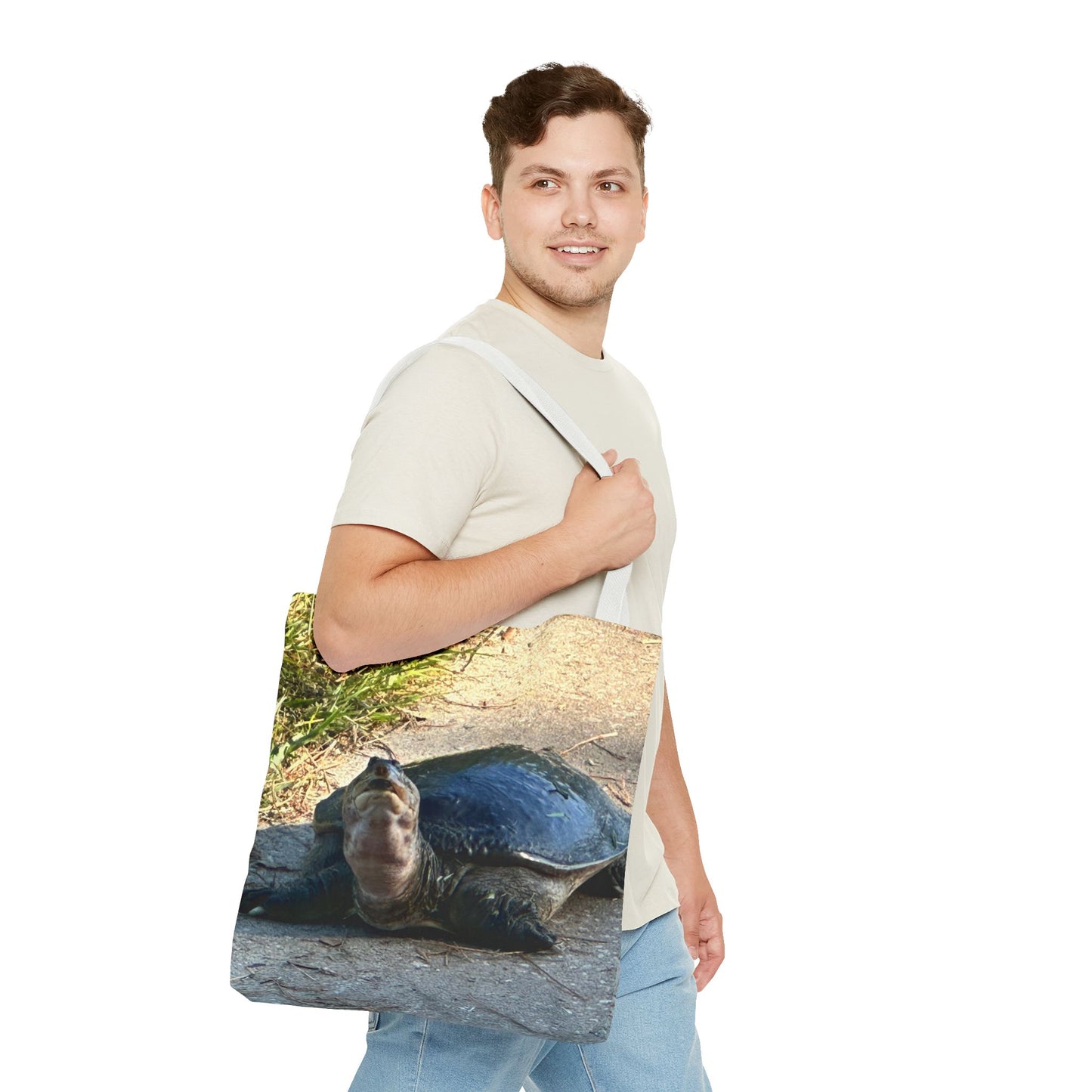 Cute Turtle Tote Bag - Eco-Friendly Beach Bag, Reusable Grocery Tote, Animal Lover Gift, Nature-Inspired Accessory, Perfect for Summer