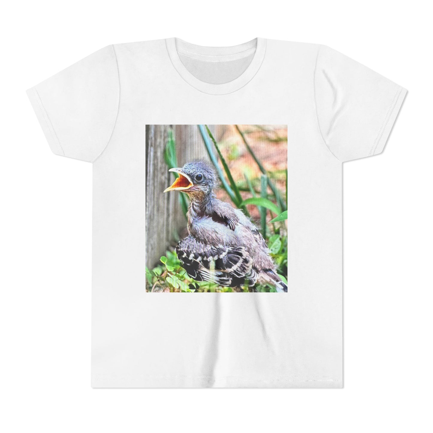 Youth Bird Graphic Tee - Cute Baby Bird T-Shirt, Nature Lovers Gift, Kids Apparel, Animal Tee, Spring Fashion, Eco-Friendly