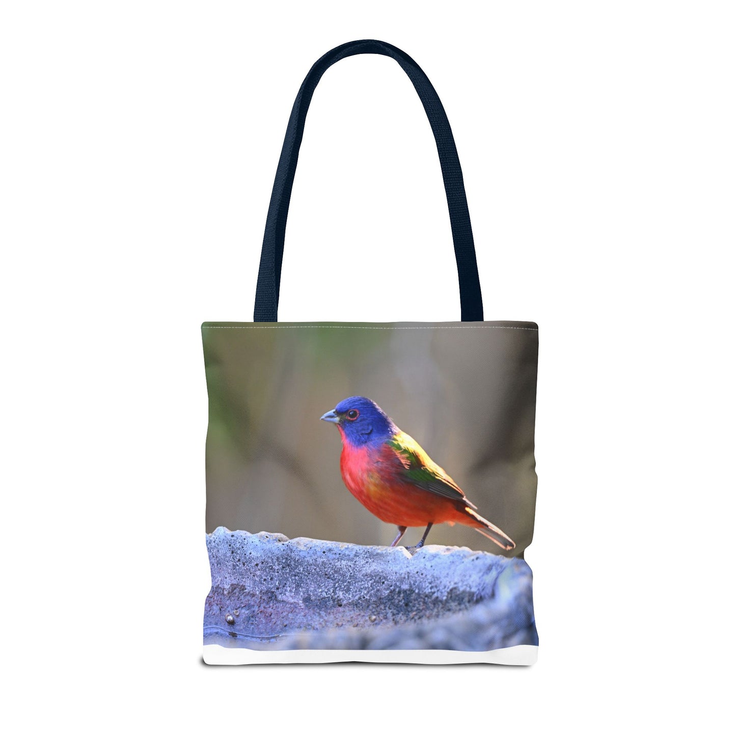 Colorful Bird Be Bold Tote Bag, Eco-Friendly Art Tote, Nature Lover Gift, Inspirational Quote Bag, Everyday Carry-All