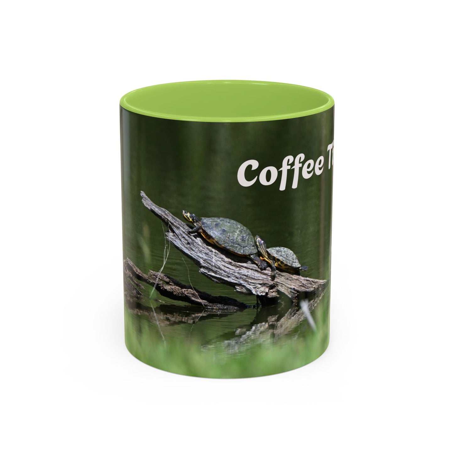 Nature-Inspired Coffee Mug with 'Coffee Time' Design - Perfect Gift for Nature Lovers