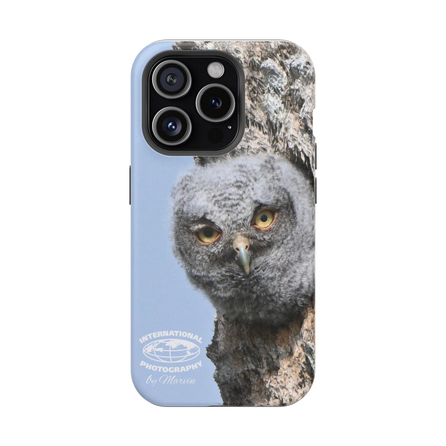 Owl Magnetic Tough Case, Wildlife Phone Case, Nature Lover Gift, Eco-Friendly Phone Cover, Customizable Phone Accessory