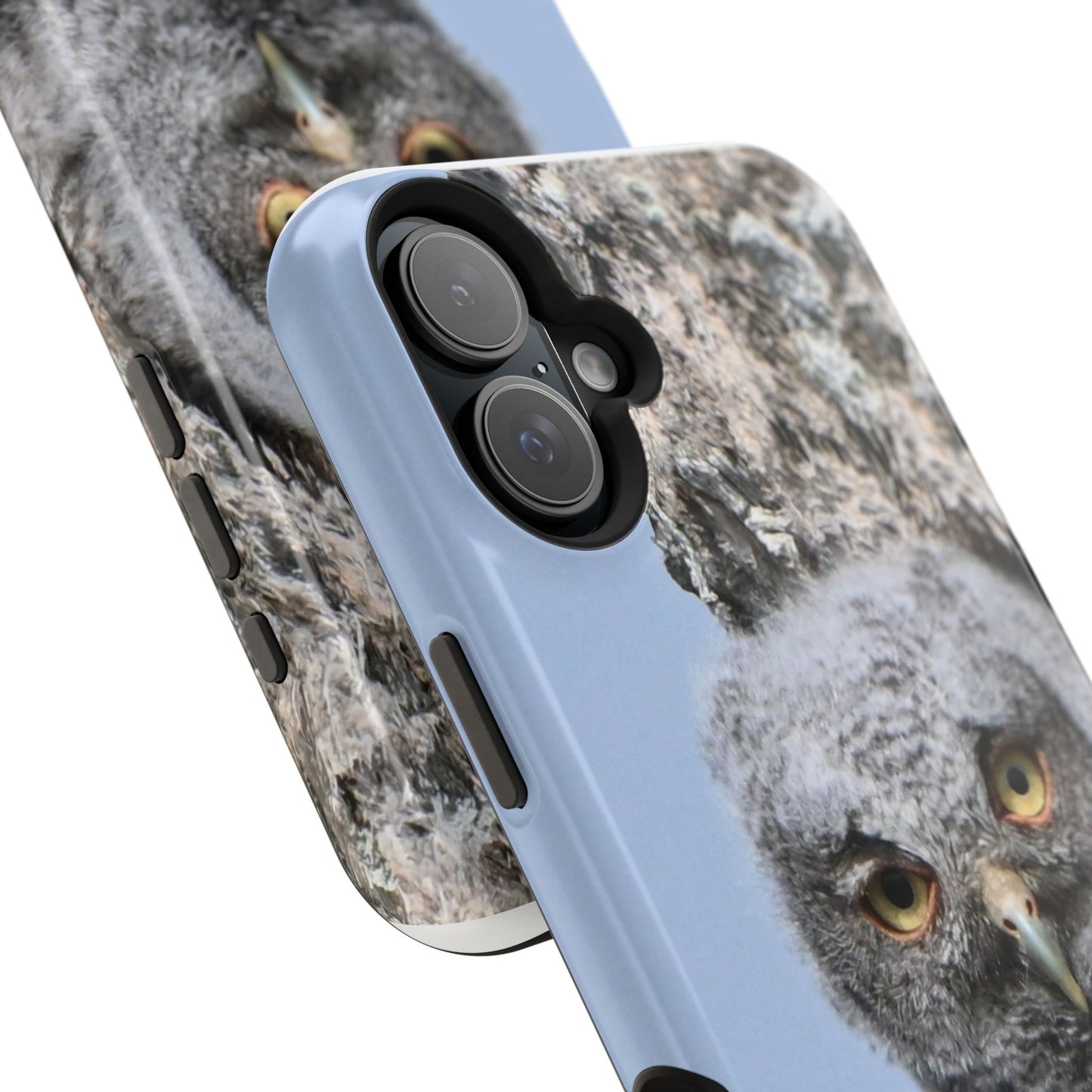 Owl Magnetic Tough Case, Wildlife Phone Case, Nature Lover Gift, Eco-Friendly Phone Cover, Customizable Phone Accessory