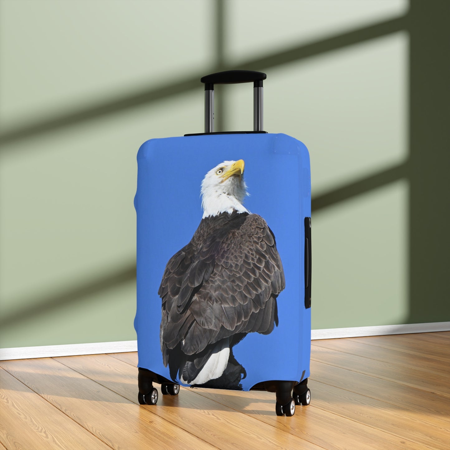 Eagle Luggage Cover, Travel Bag Protector, Suitcase Wrap, Eagle Design, Gift for Travelers, Vacation Accessories