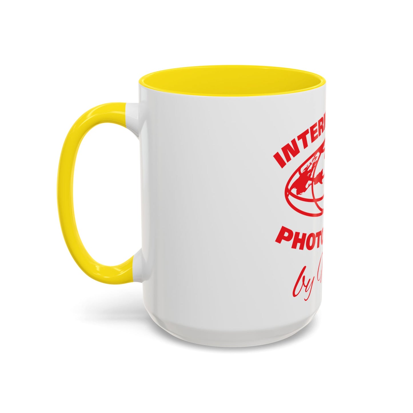 International Photography Accent Mug - Unique Coffee Mug, Gift for Photographers, Travel Mug, Artsy Gifts, Photography Lovers