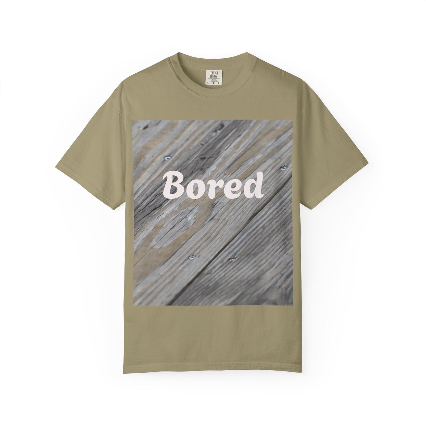Bored Unisex Garment-Dyed T-Shirt, Casual Tee, Relaxed Shirt, Gift for Teens, Everyday Wear, Comfortable Clothing
