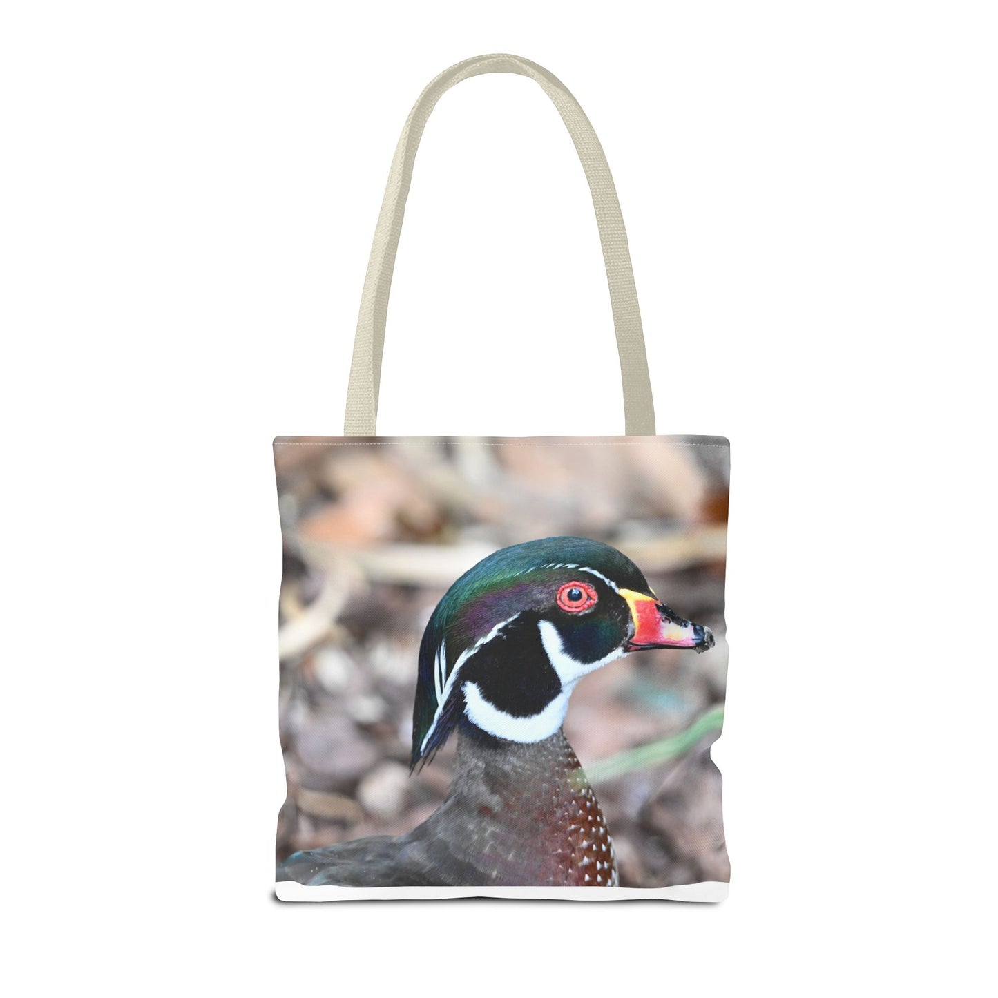 Wood Duck Tote Bag, Nature Lover Eco-Friendly Tote, Gift for Bird Enthusiasts, Stylish Reusable Shopping Bag, Photography Art Bag