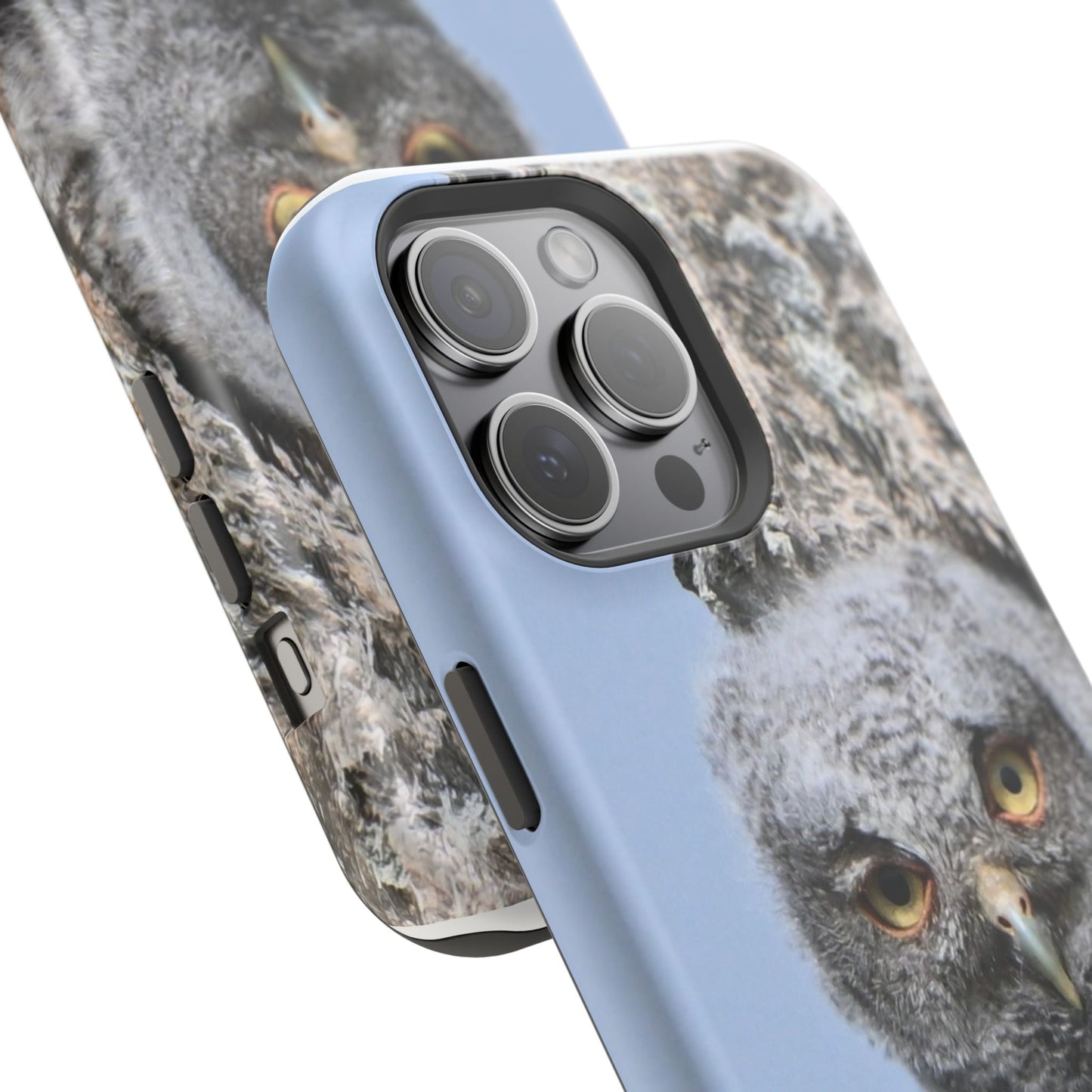 Owl Magnetic Tough Case, Wildlife Phone Case, Nature Lover Gift, Eco-Friendly Phone Cover, Customizable Phone Accessory