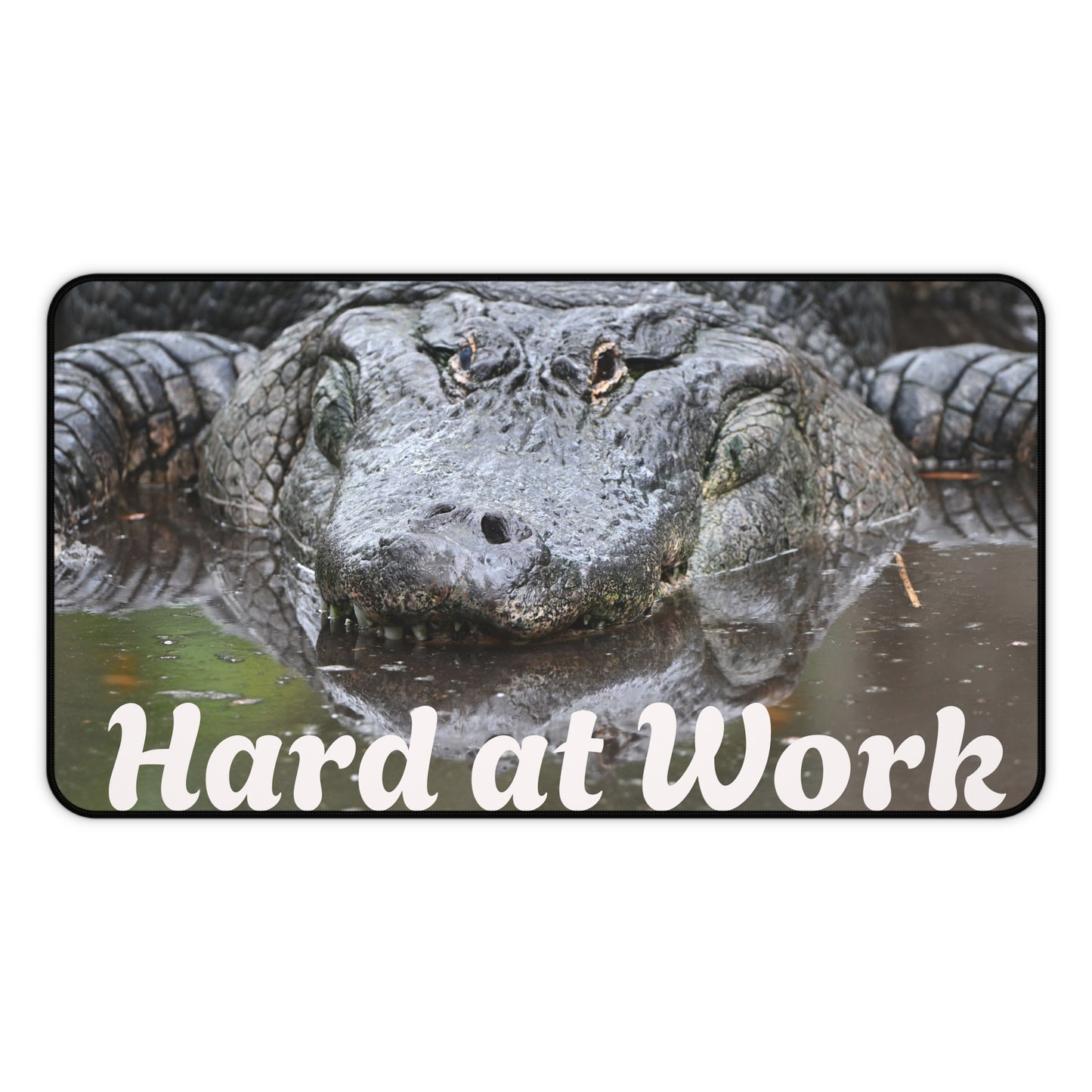 Alligator Desk Mat, Office Decor, Animal Print Desk Pad, Unique Gift for Wildlife Lovers, Desk Accessories, Computer Mat