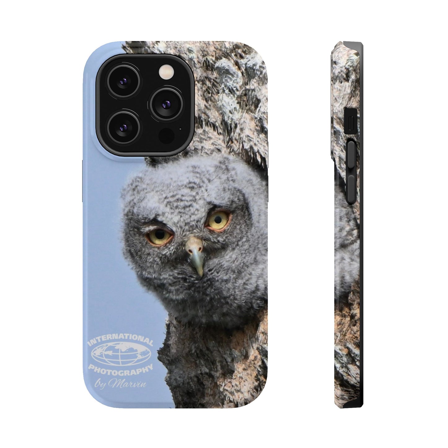 Owl Magnetic Tough Case, Wildlife Phone Case, Nature Lover Gift, Eco-Friendly Phone Cover, Customizable Phone Accessory