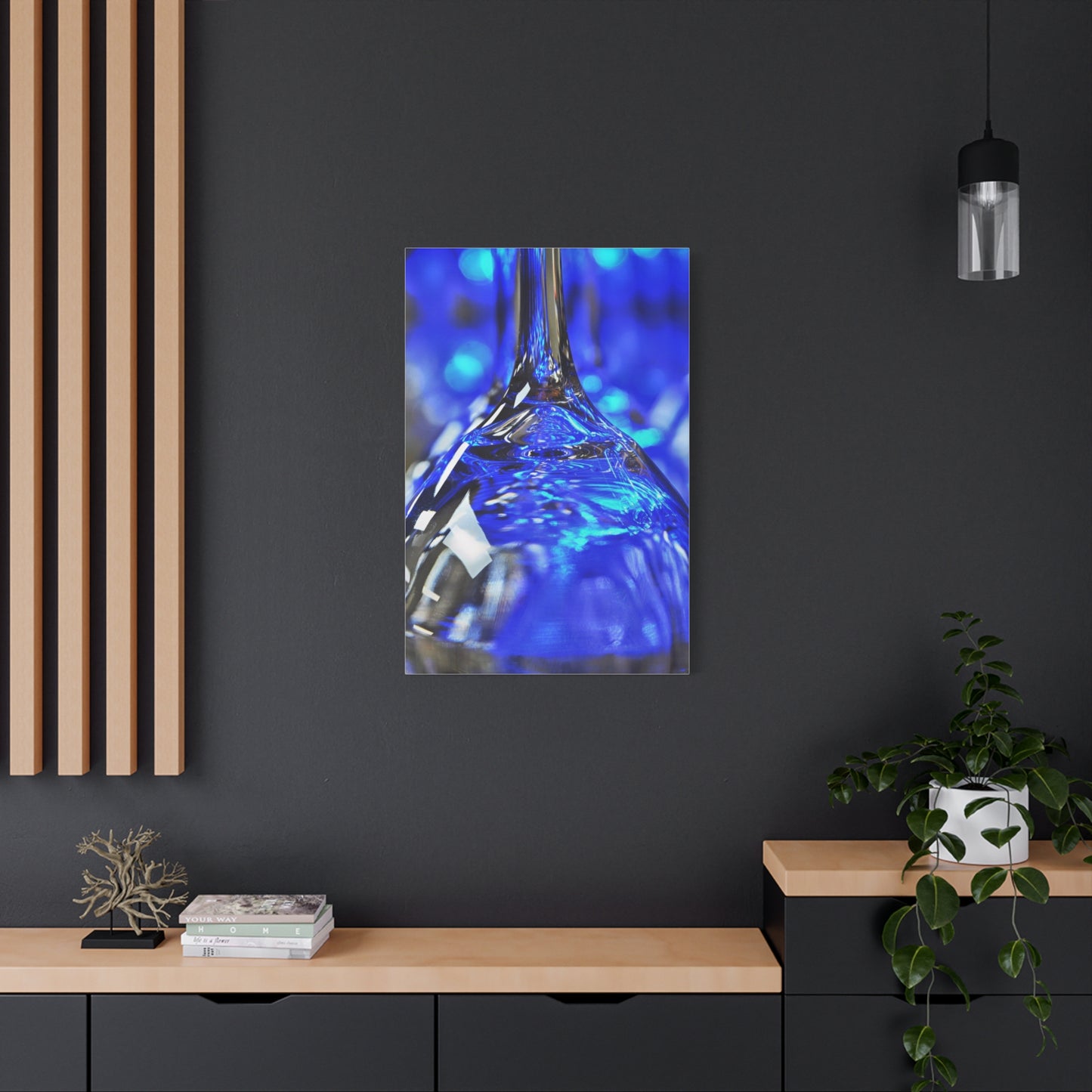 Blue Reflection Canvas Art Print