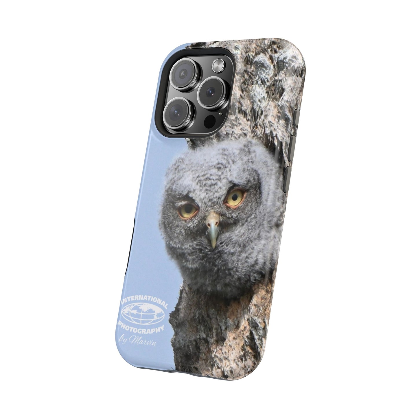 Owl Magnetic Tough Case, Wildlife Phone Case, Nature Lover Gift, Eco-Friendly Phone Cover, Customizable Phone Accessory