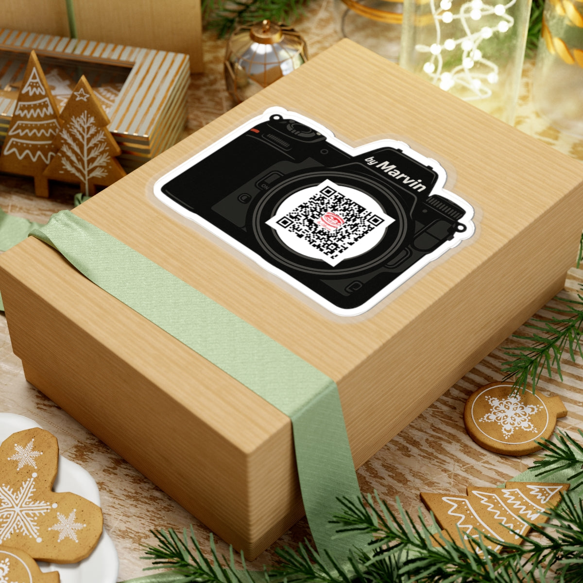 Camera Kiss-Cut Stickers - Photography Lover Decor, Laptop Stickers, Scrapbooking, DIY Projects, Gift for Creatives