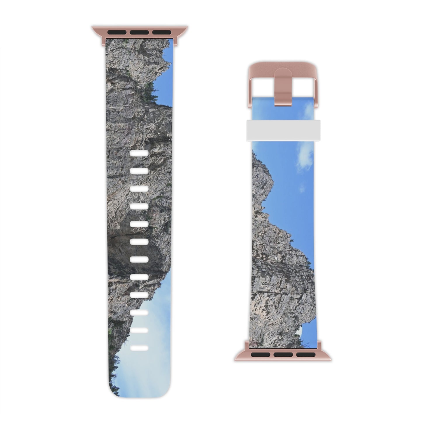 Mountain Sky Apple Watch Band, Nature Inspired Watch Strap, Gift for Adventurers, Casual Wear, Unique Watch Accessory