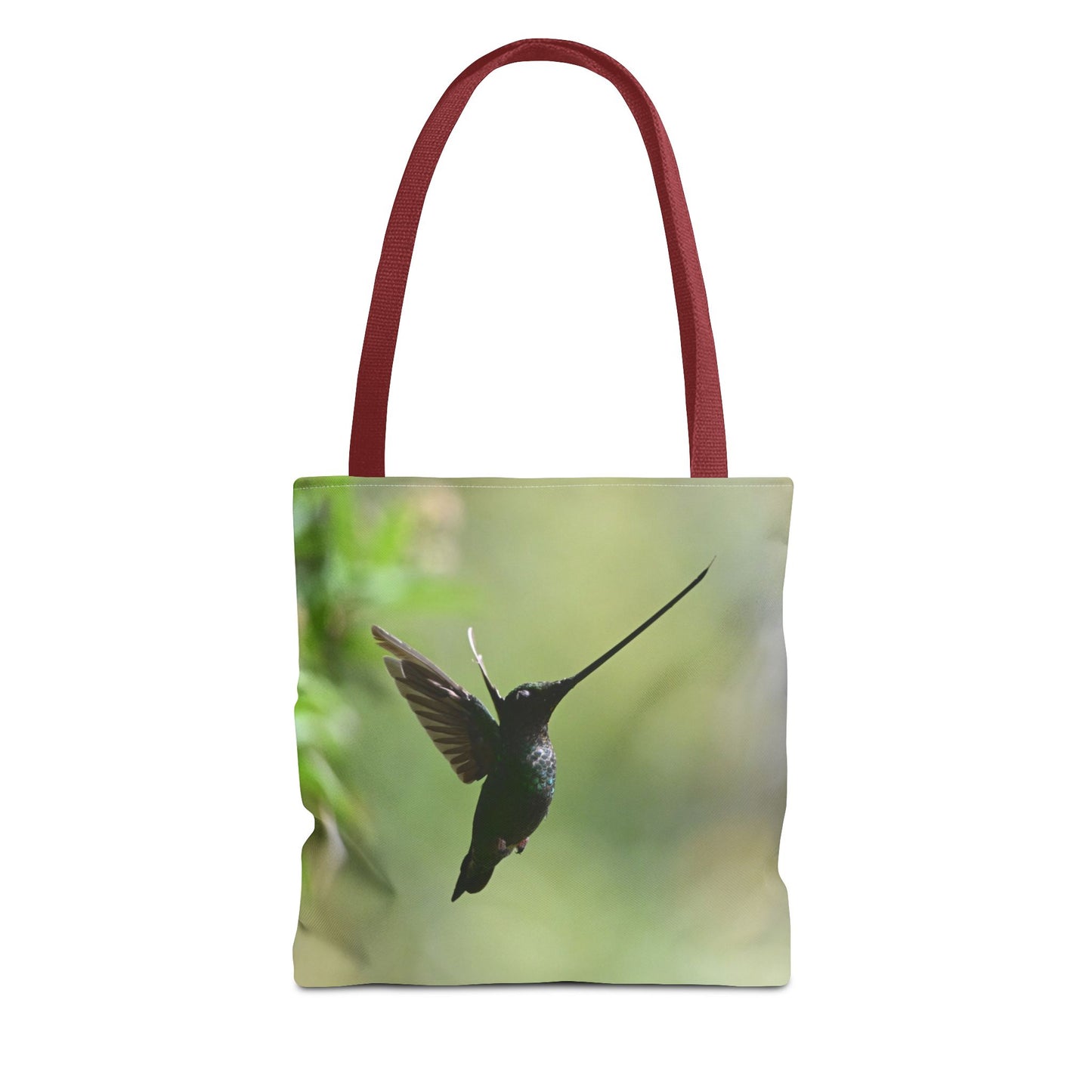 Hummingbird Tote Bag, Colorful Eco-Friendly Shopper, Summer Beach Bag, Floral Gift Bag, Lightweight Carry-All