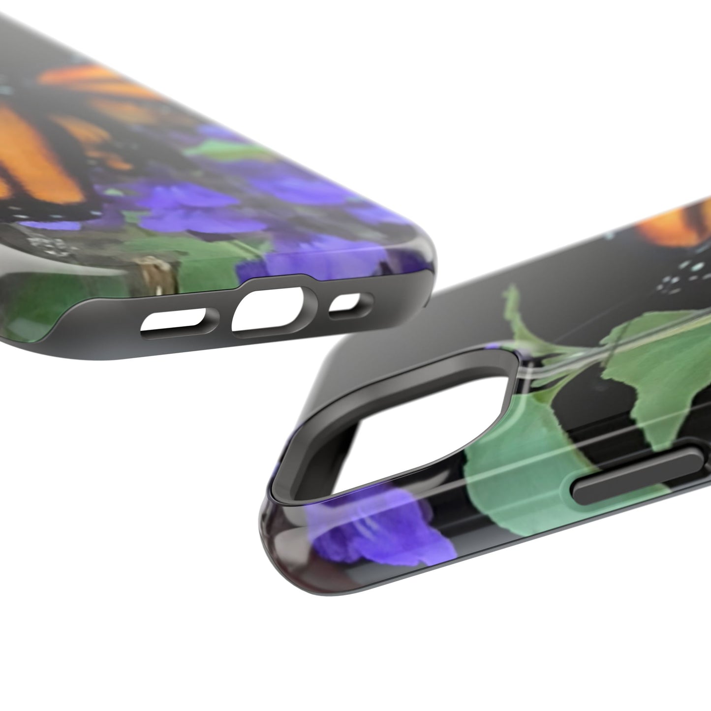 Butterfly Floral Magnetic Tough Cases, Nature Phone Cases, Gift for Nature Lovers, Eco-Friendly Cell Phone Case, Unique Smartphone Accessory