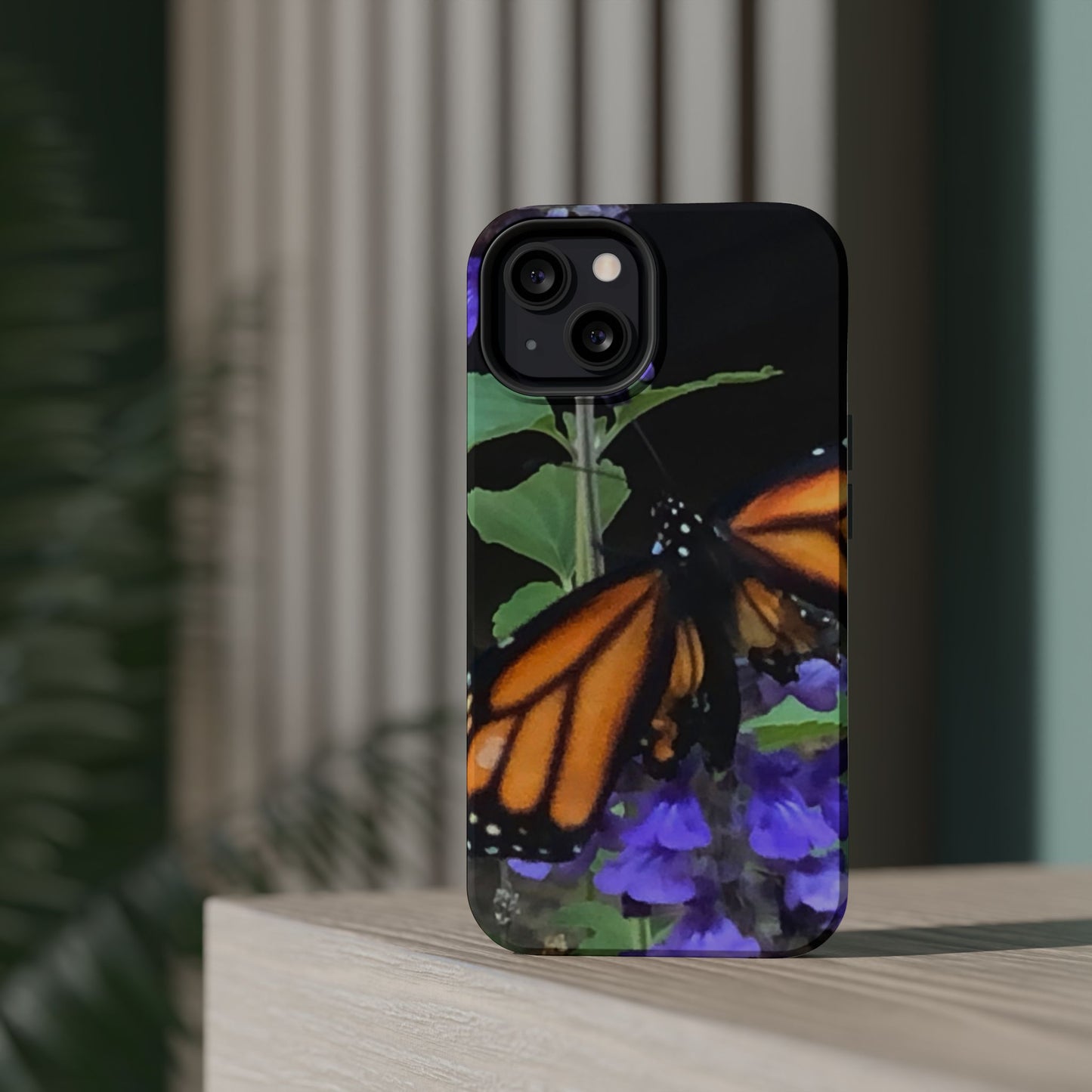 Butterfly Floral Magnetic Tough Cases, Nature Phone Cases, Gift for Nature Lovers, Eco-Friendly Cell Phone Case, Unique Smartphone Accessory
