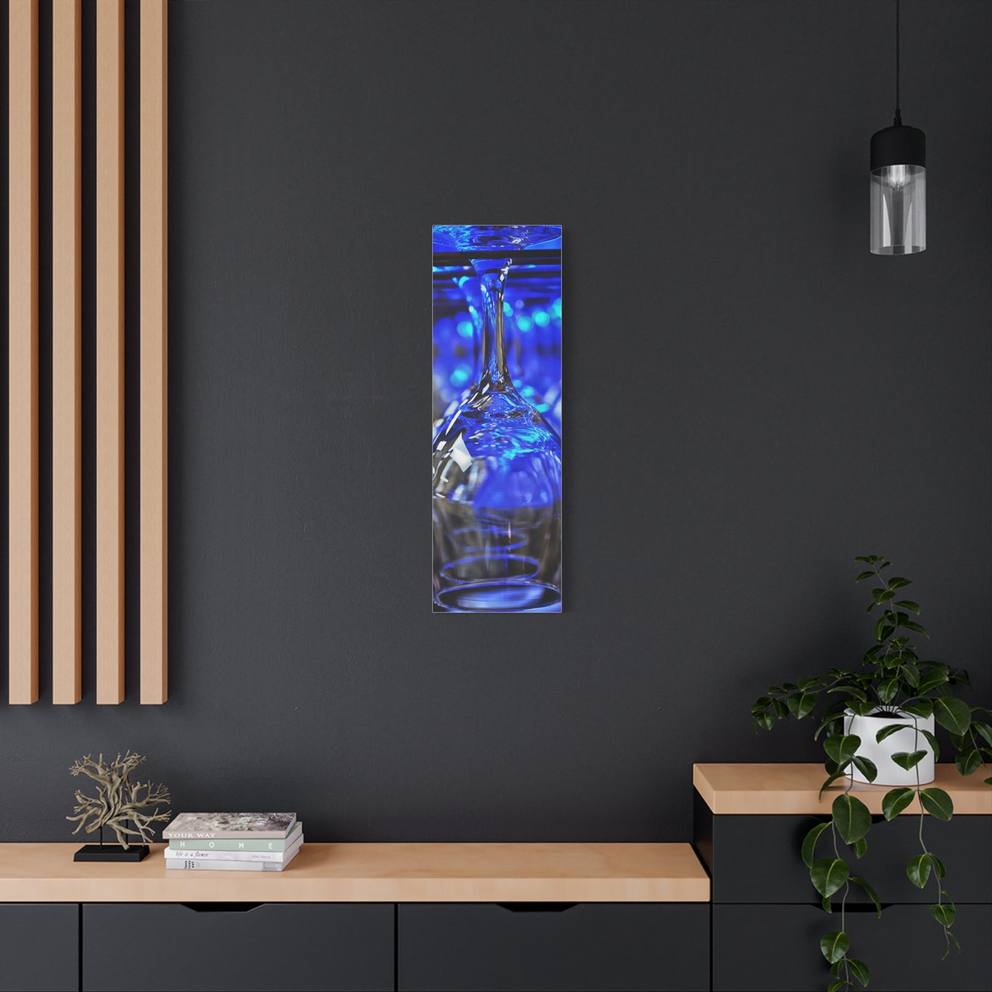 Blue Reflection Canvas Art Print
