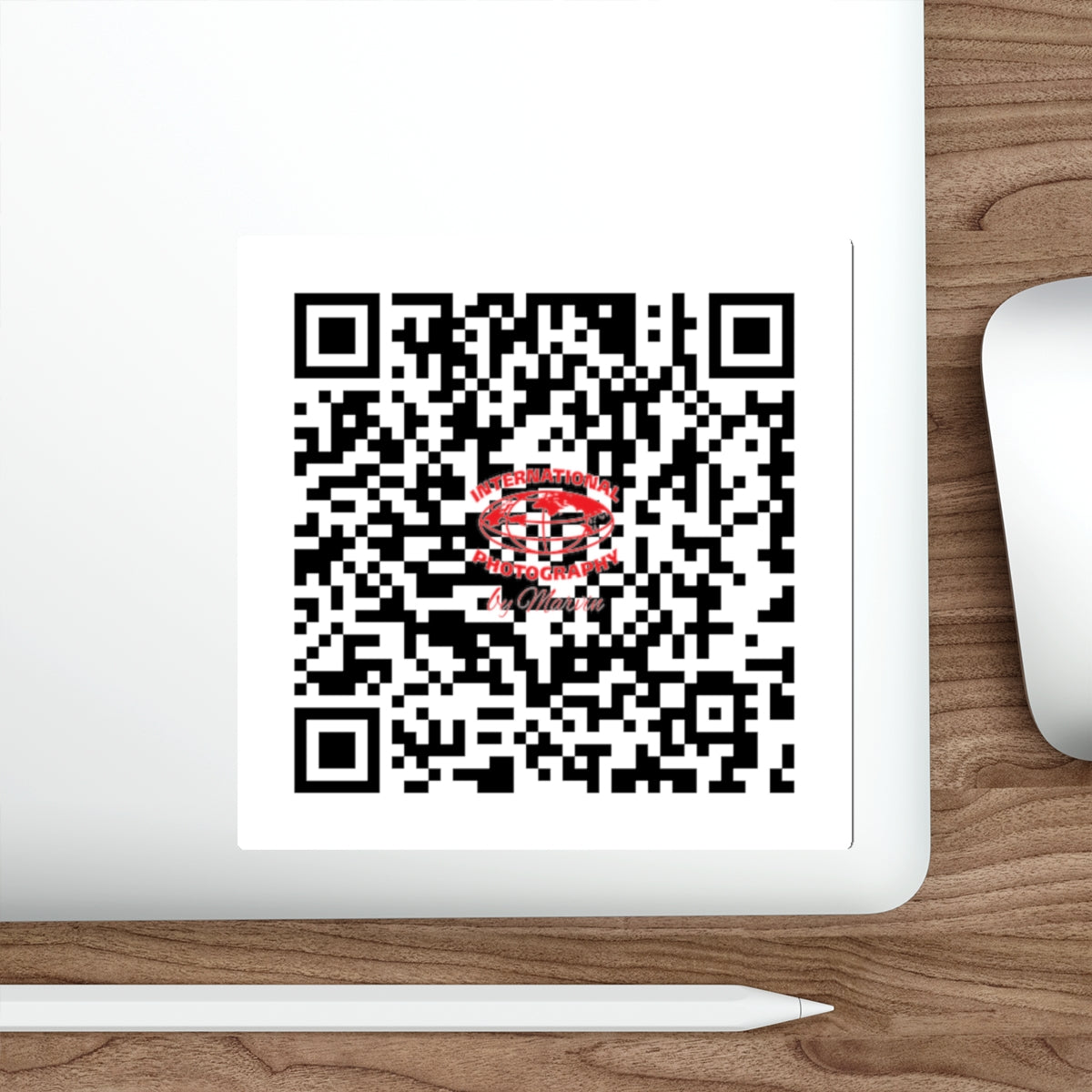 Custom QR Code Die-Cut Stickers, Laptop Decals, Personalized Stickers, Unique Gifts, Office Supplies, Fun Decor