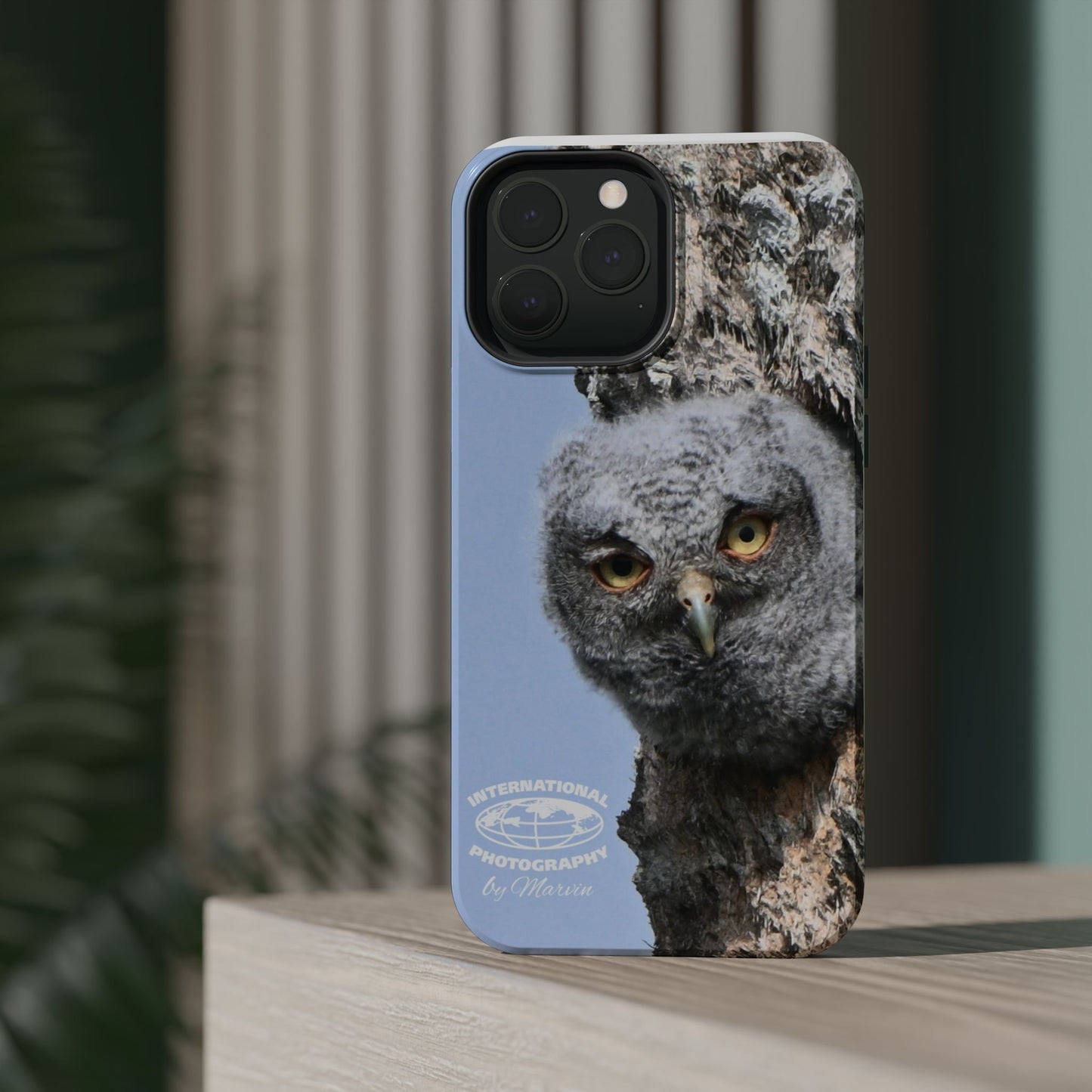 Owl Magnetic Tough Case, Wildlife Phone Case, Nature Lover Gift, Eco-Friendly Phone Cover, Customizable Phone Accessory