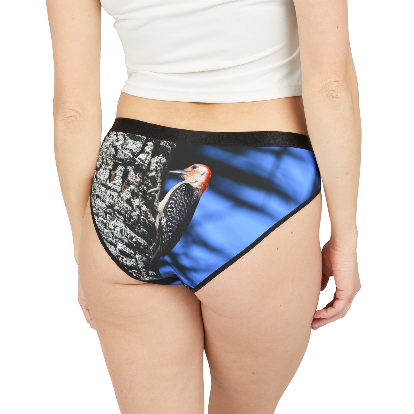 Nature-Inspired Women's Underwear with Colorful Bird Print, Eco-Friendly Panties, Comfortable Everyday Wear, Gifts for Her