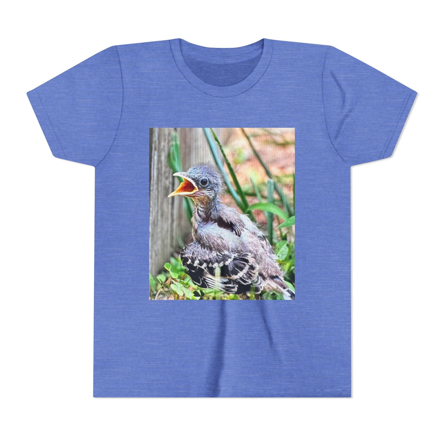 Youth Bird Graphic Tee - Cute Baby Bird T-Shirt, Nature Lovers Gift, Kids Apparel, Animal Tee, Spring Fashion, Eco-Friendly