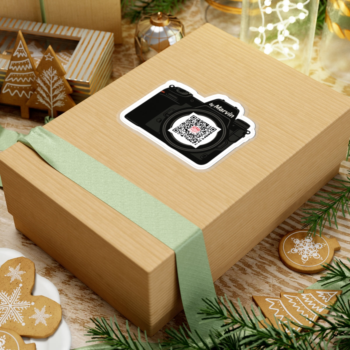 Camera Kiss-Cut Stickers - Photography Lover Decor, Laptop Stickers, Scrapbooking, DIY Projects, Gift for Creatives