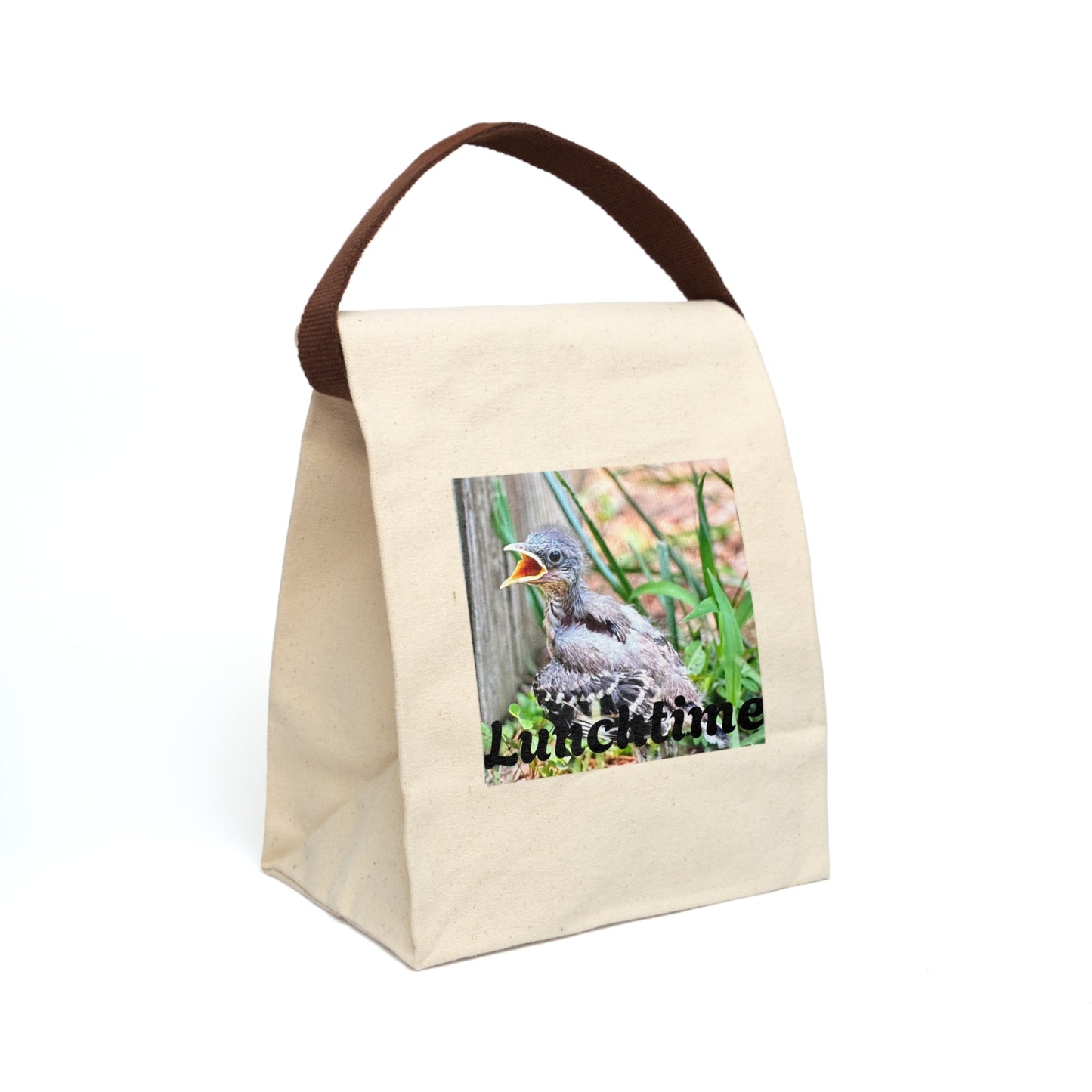 Canvas Lunch Bag With Strap